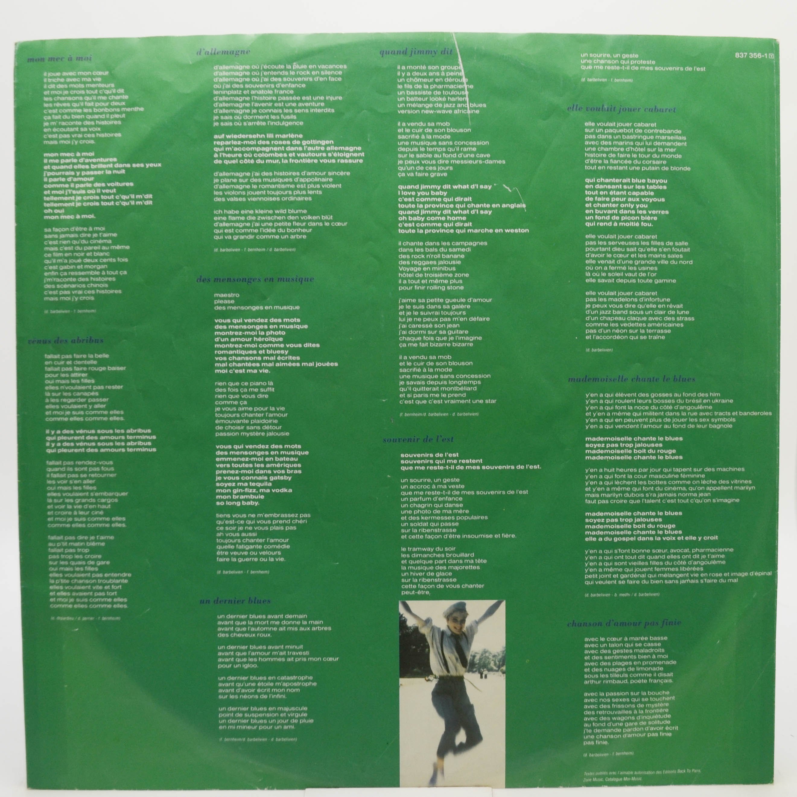 Patricia Kaas — Mademoiselle Chante..., 1988