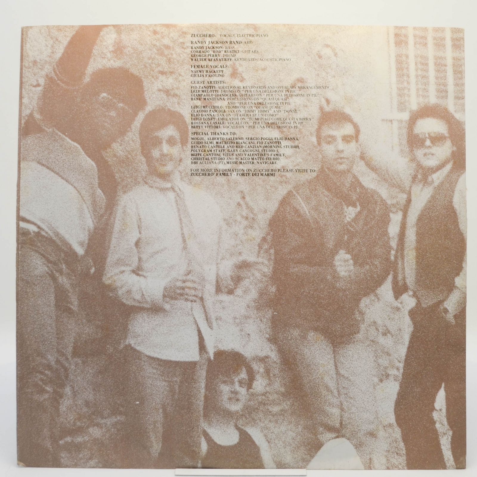 Zucchero & The Randy Jackson Band — Zucchero & The Randy Jackson Band, 1985