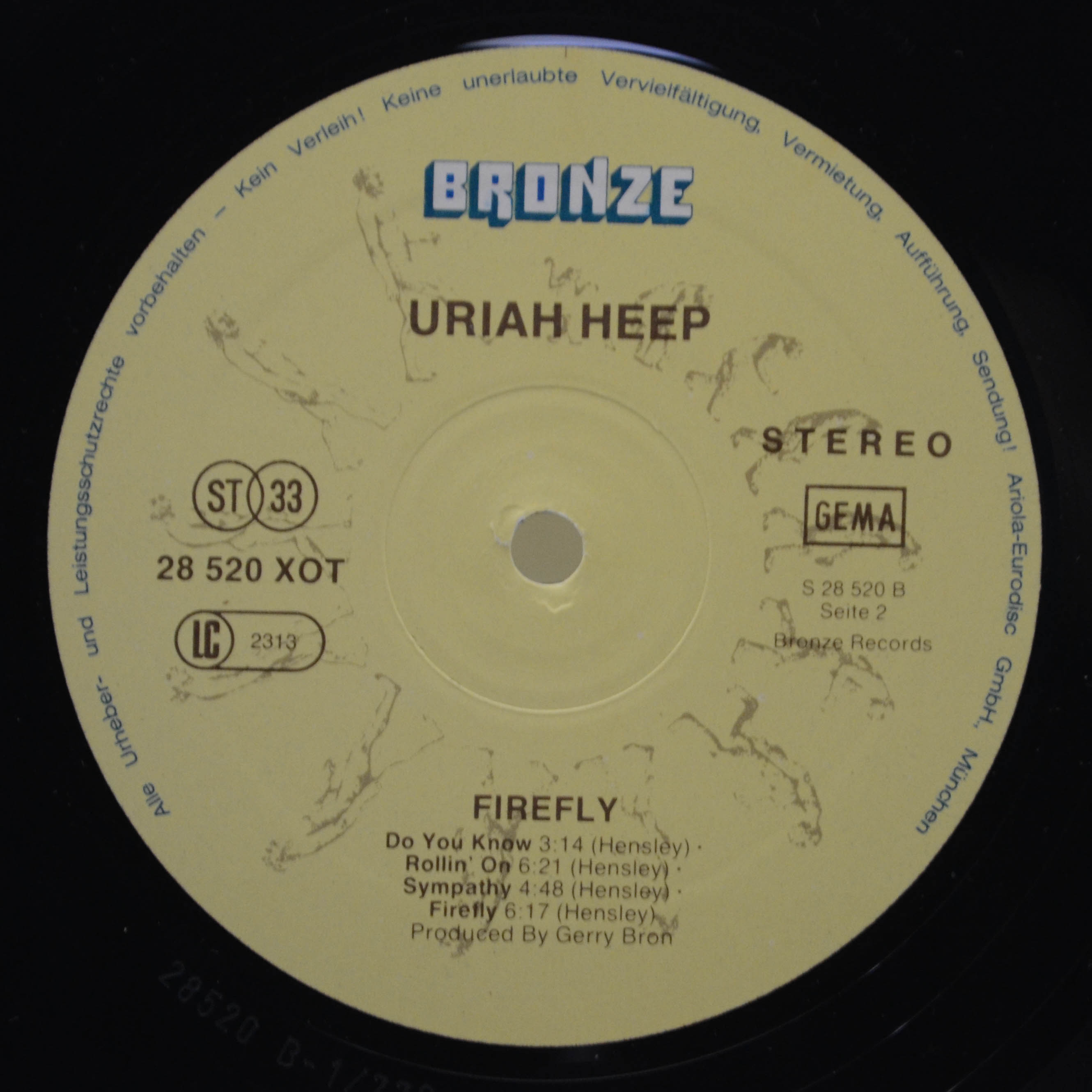 Uriah Heep — Firefly, 1977