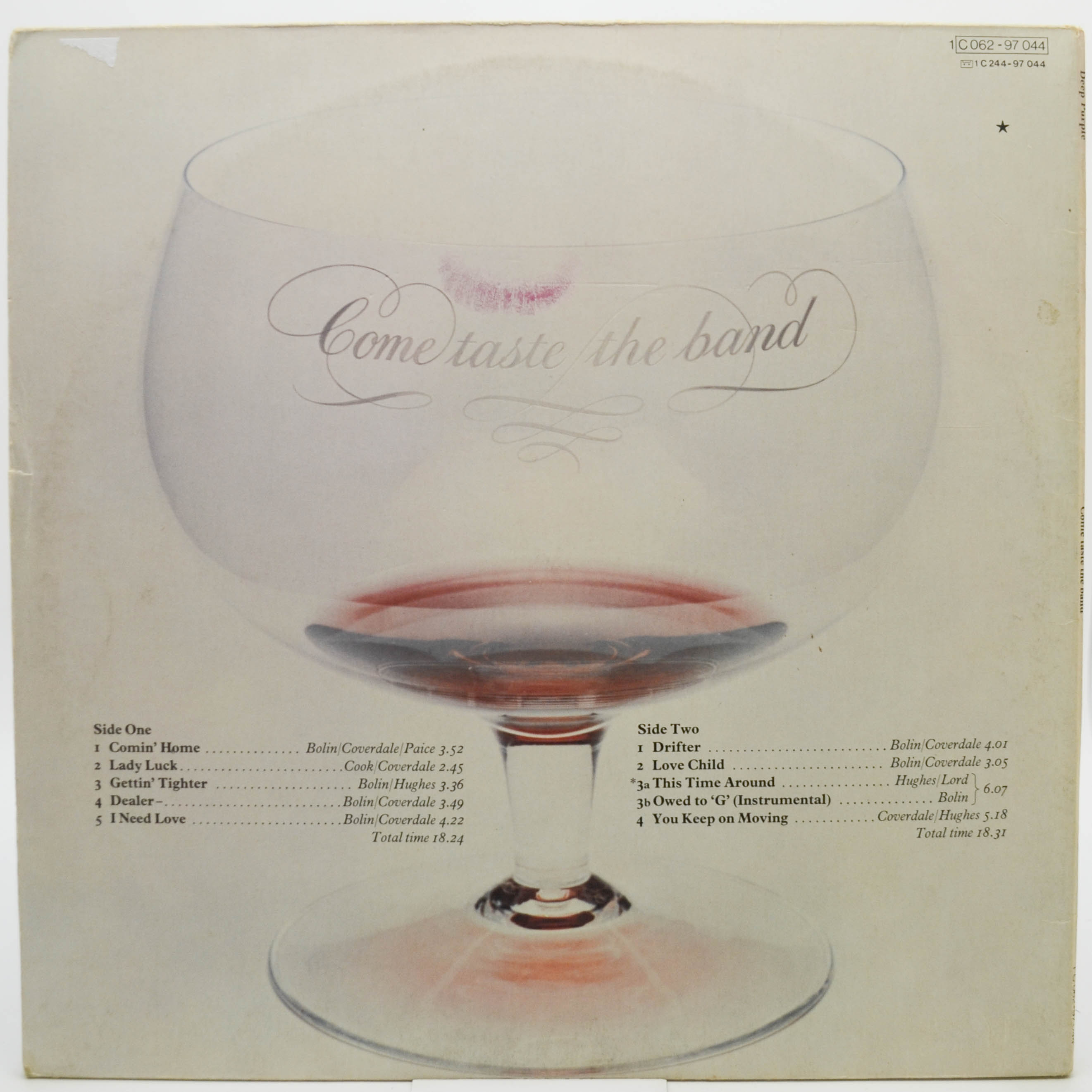 Deep Purple — Come Taste The Band, 1975