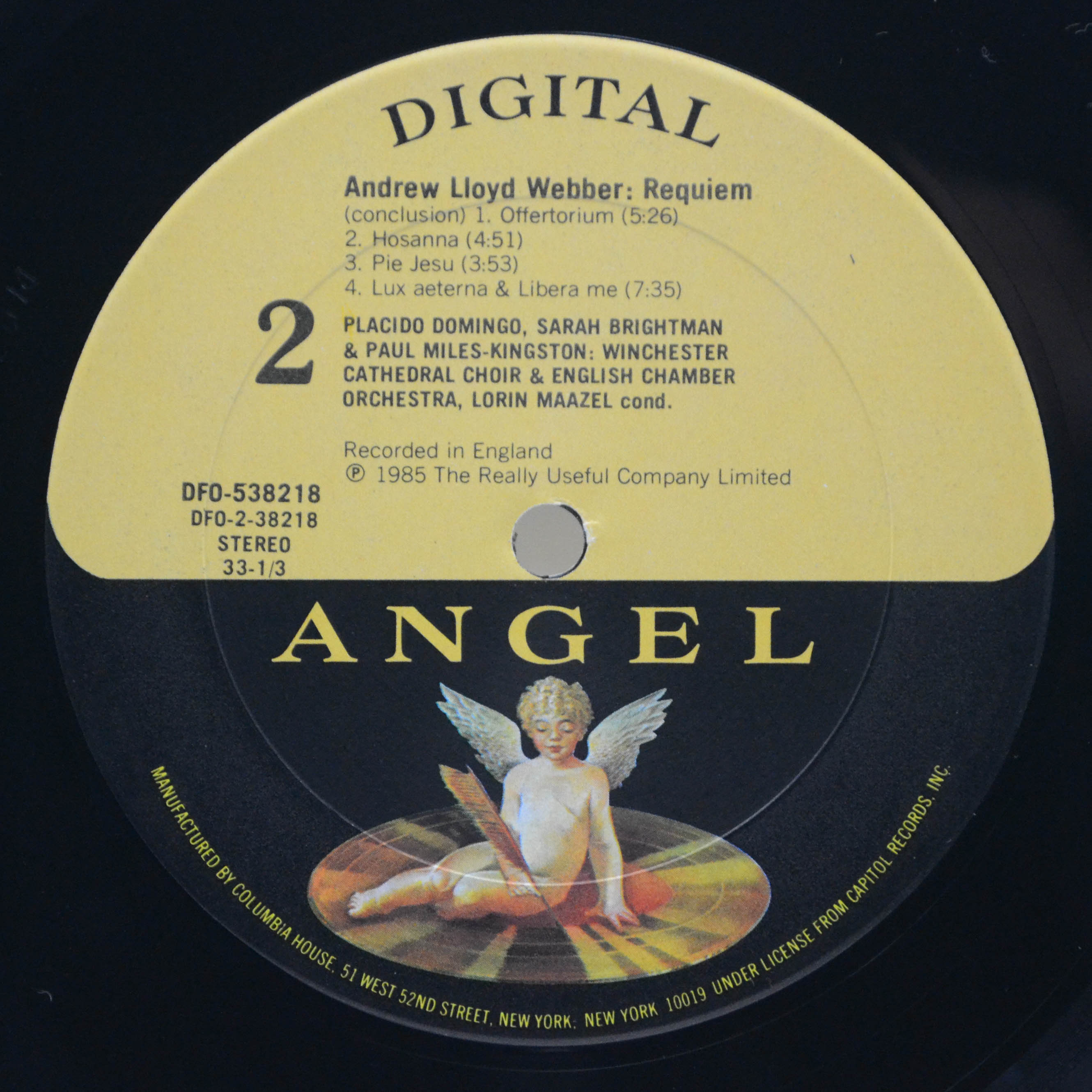 Andrew Lloyd Webber - Placido Domingo, Sarah Brightman, Lorin Maazel — Requiem, 1985