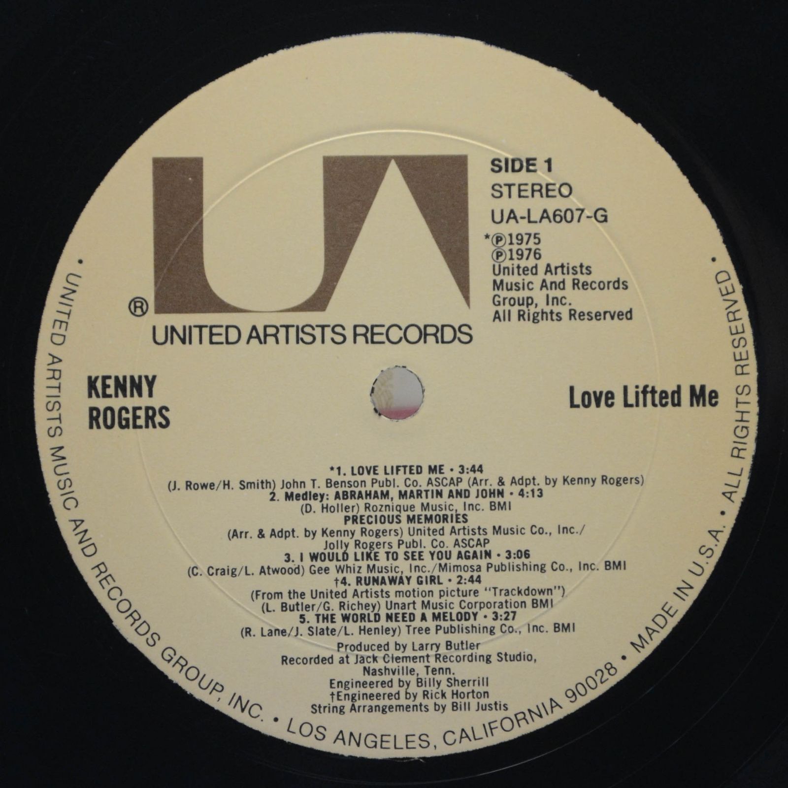 Kenny Rogers — Love Lifted Me, 1976