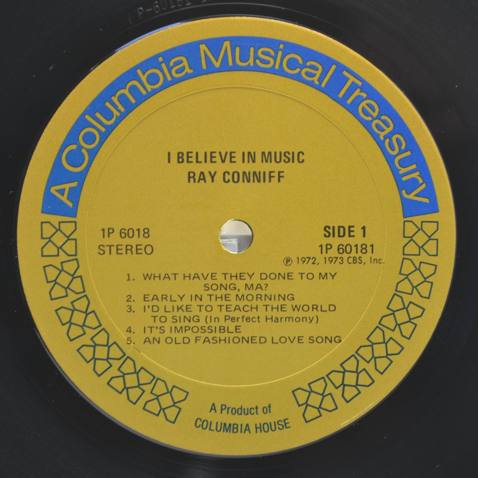 Ray Conniff — I Believe In Music (USA), 1973