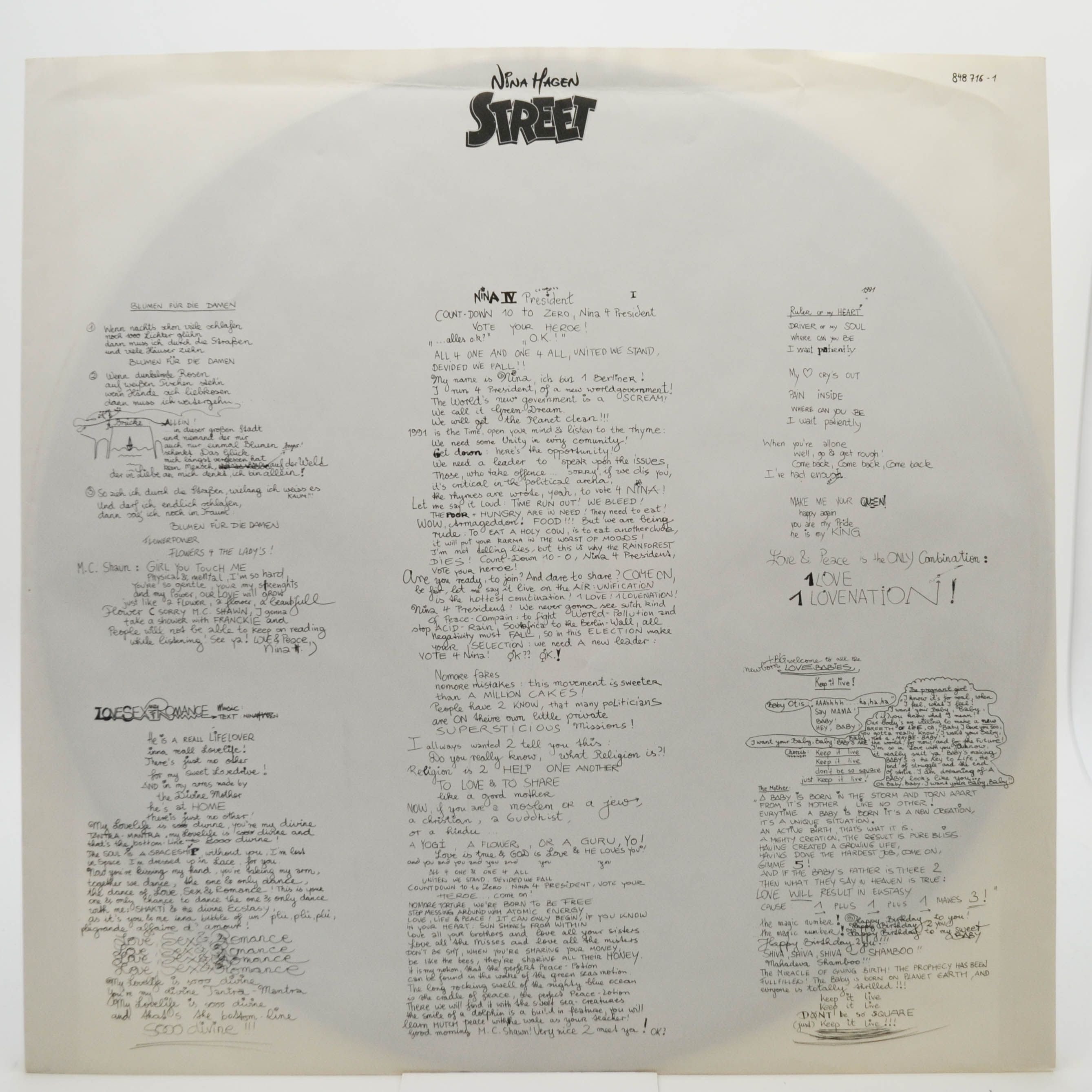 Nina Hagen — Street, 1991