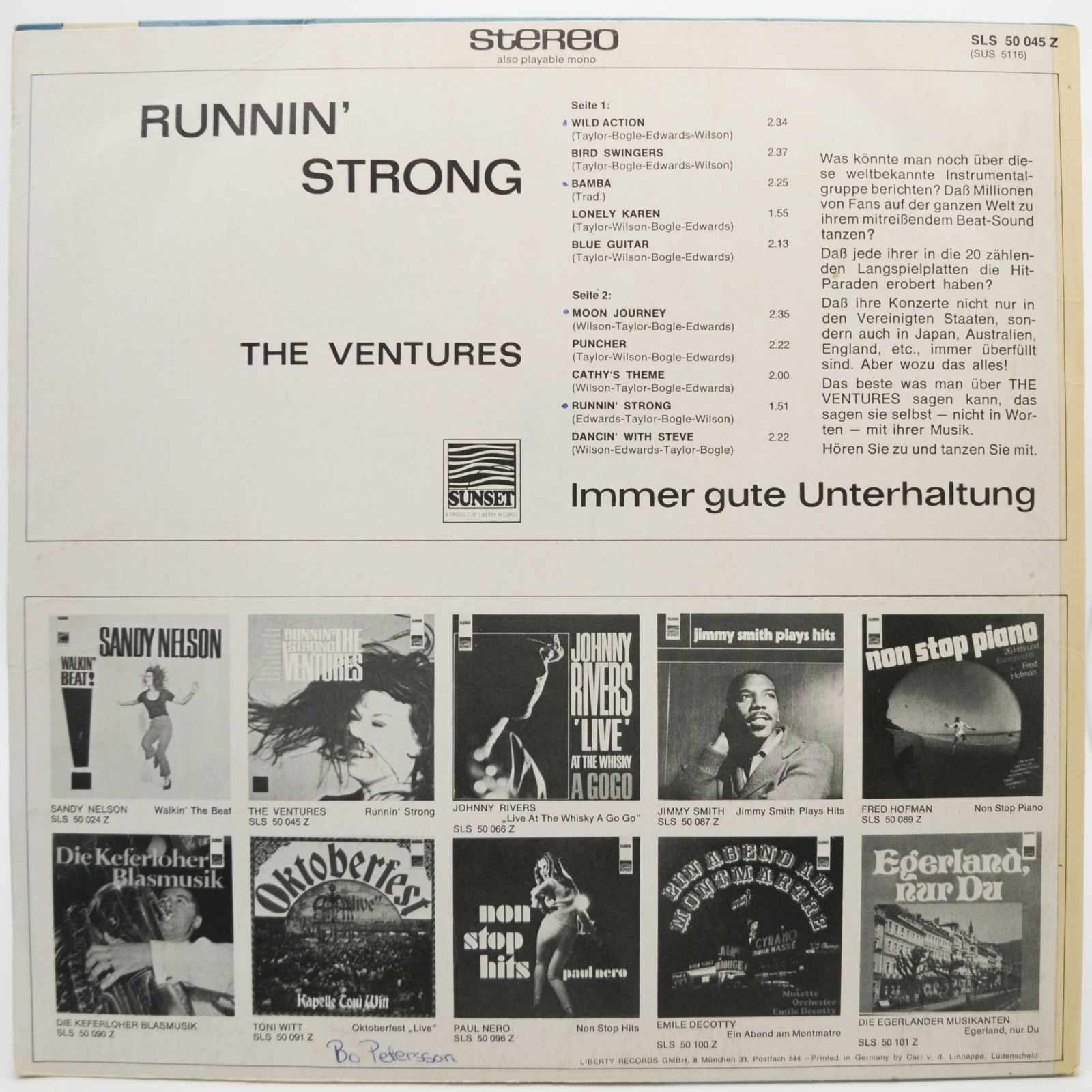Ventures — Runnin’ Strong, 1966