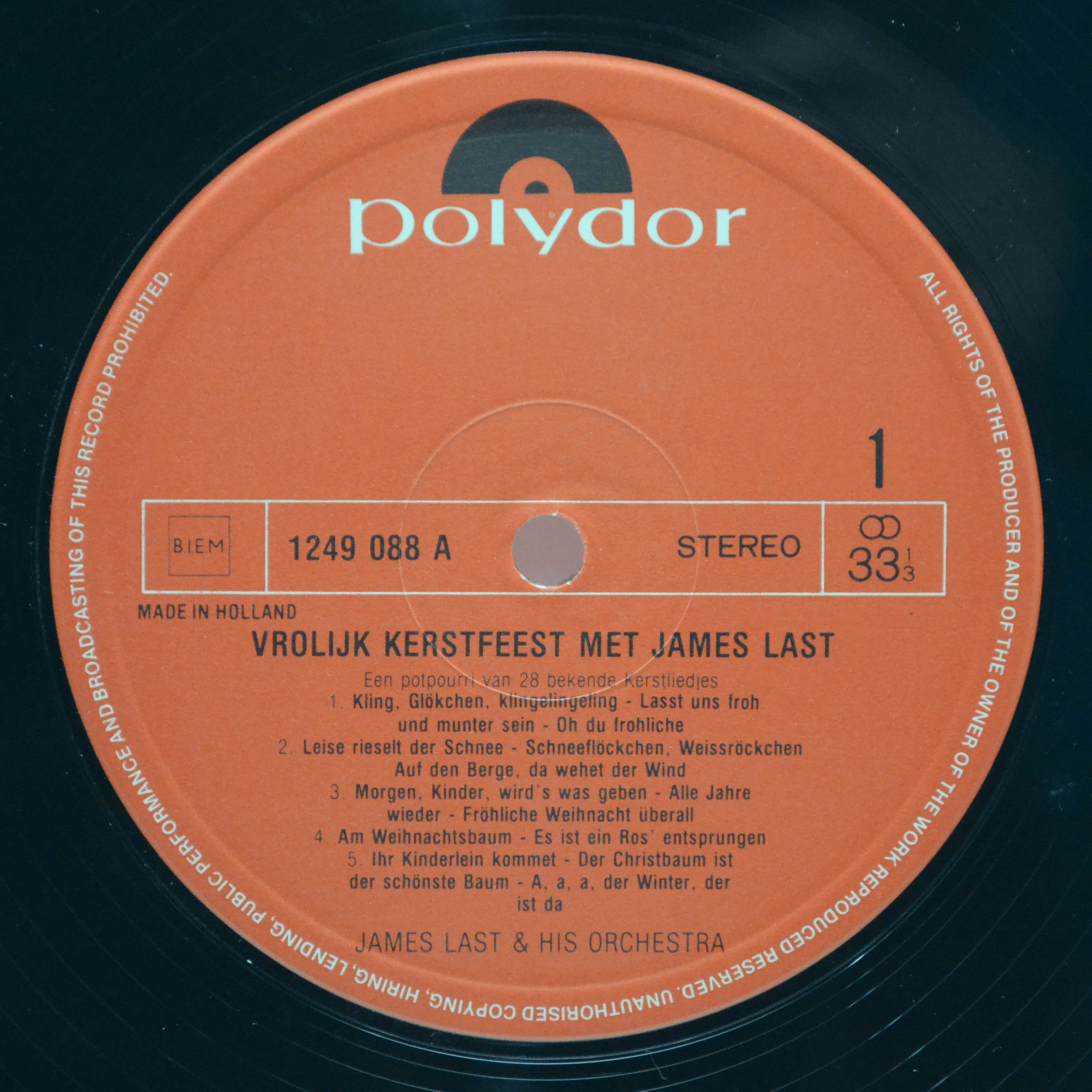 James Last — Vrolijk Kerstfeest Met James Last,