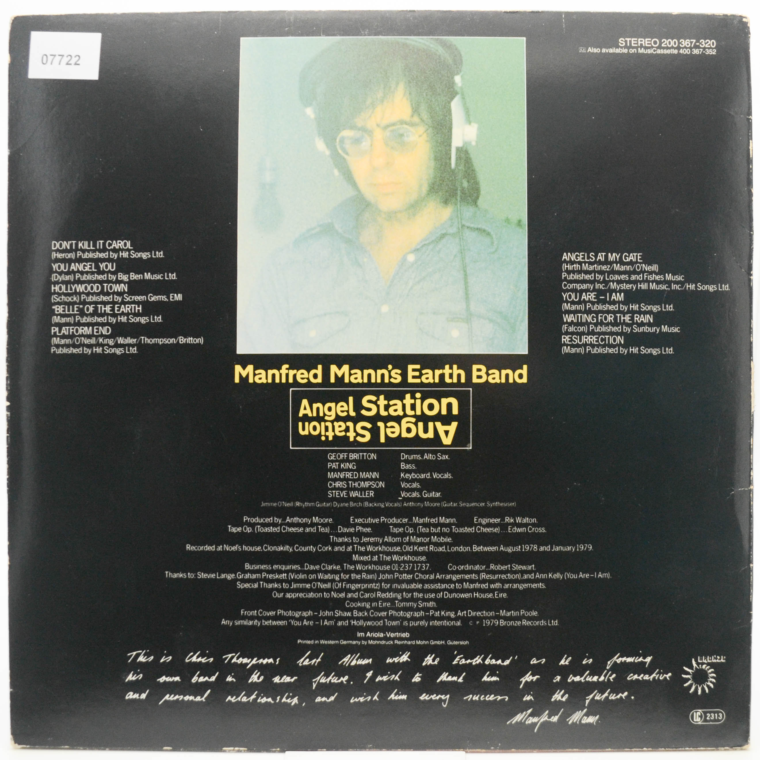 Manfred Mann's Earth Band — Angel Station, 1979