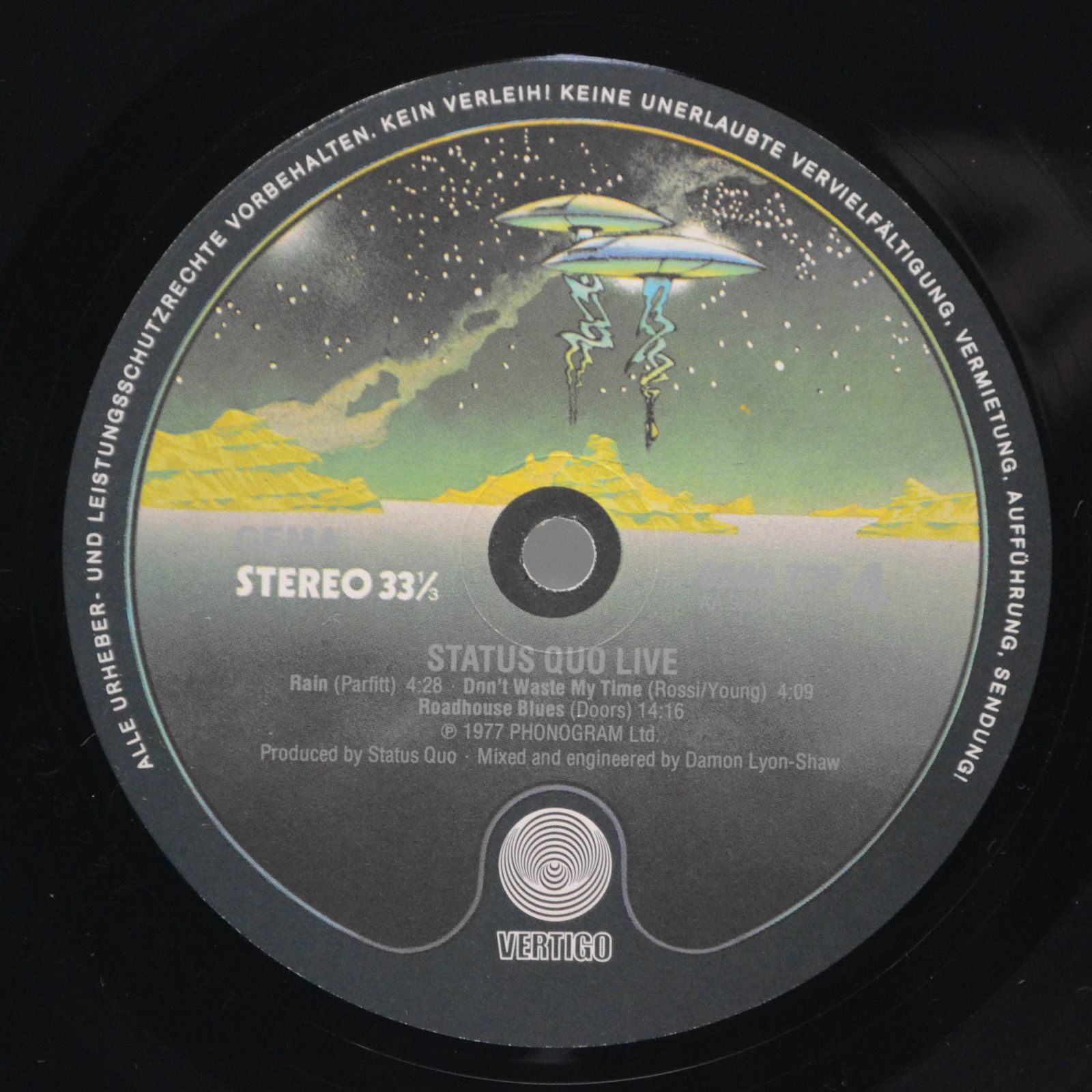 Status Quo — Live (2LP, poster), 1977