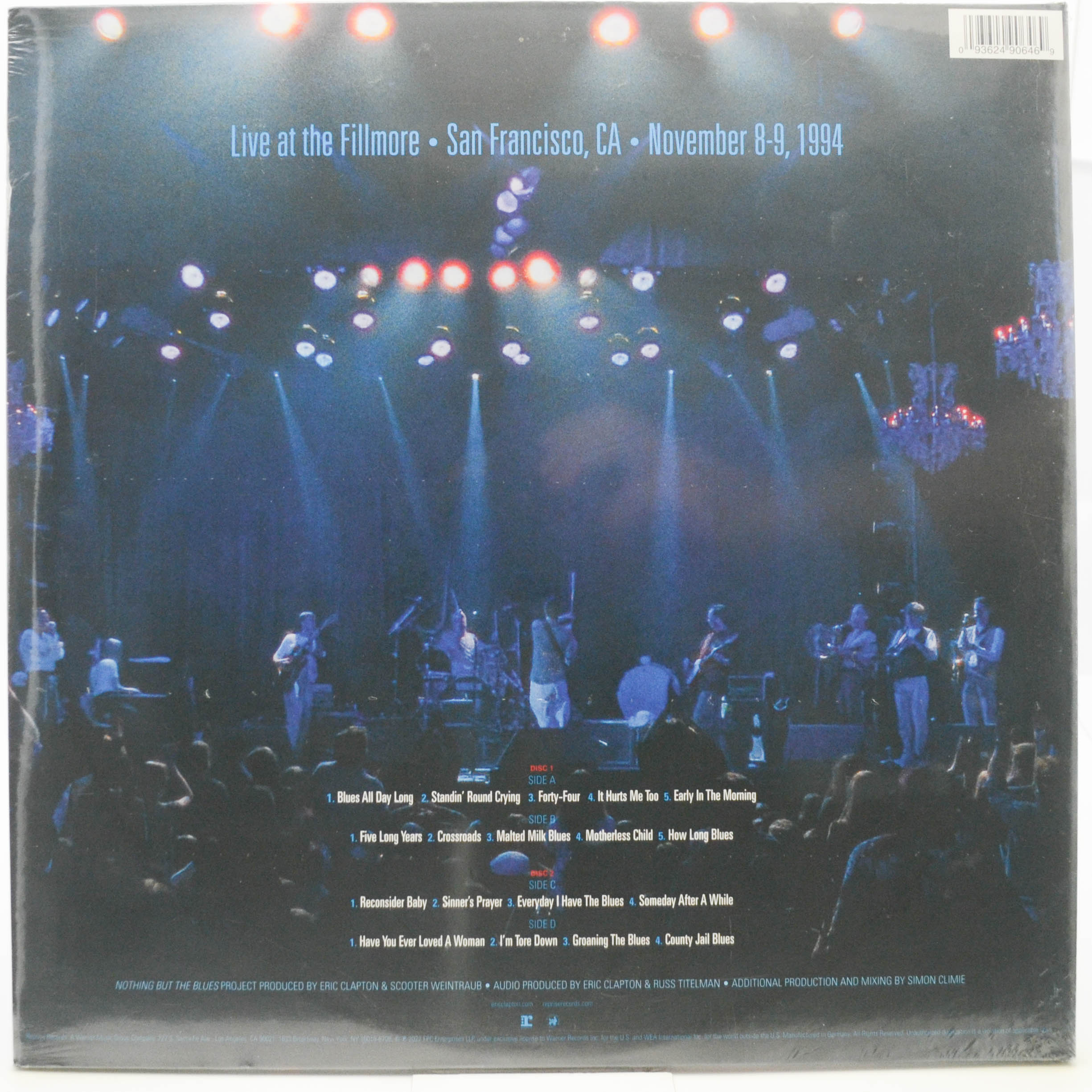Виниловая пластинка Eric Clapton — Nothing But The Blues (2LP), 2022