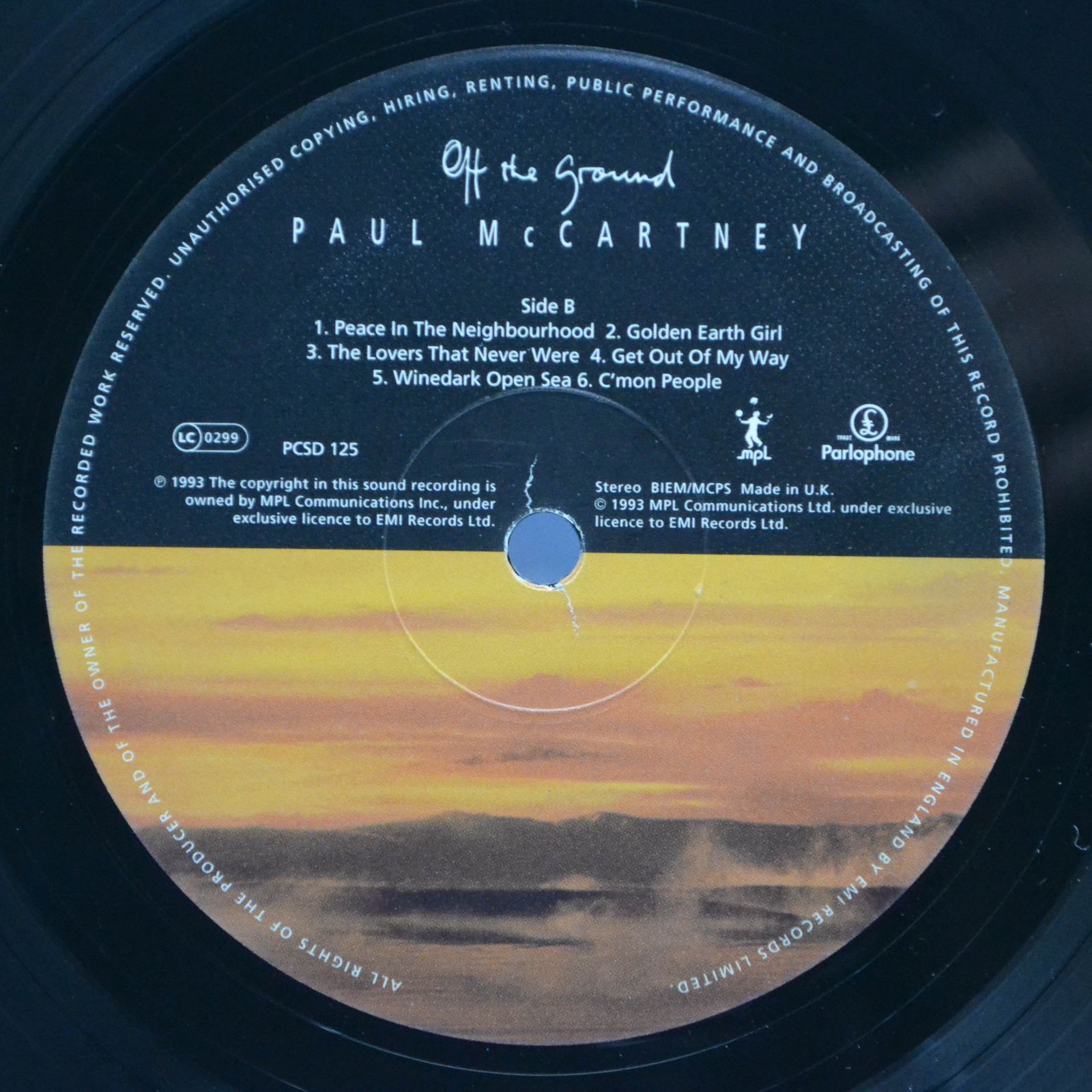 Paul McCartney — Off The Ground, 1993