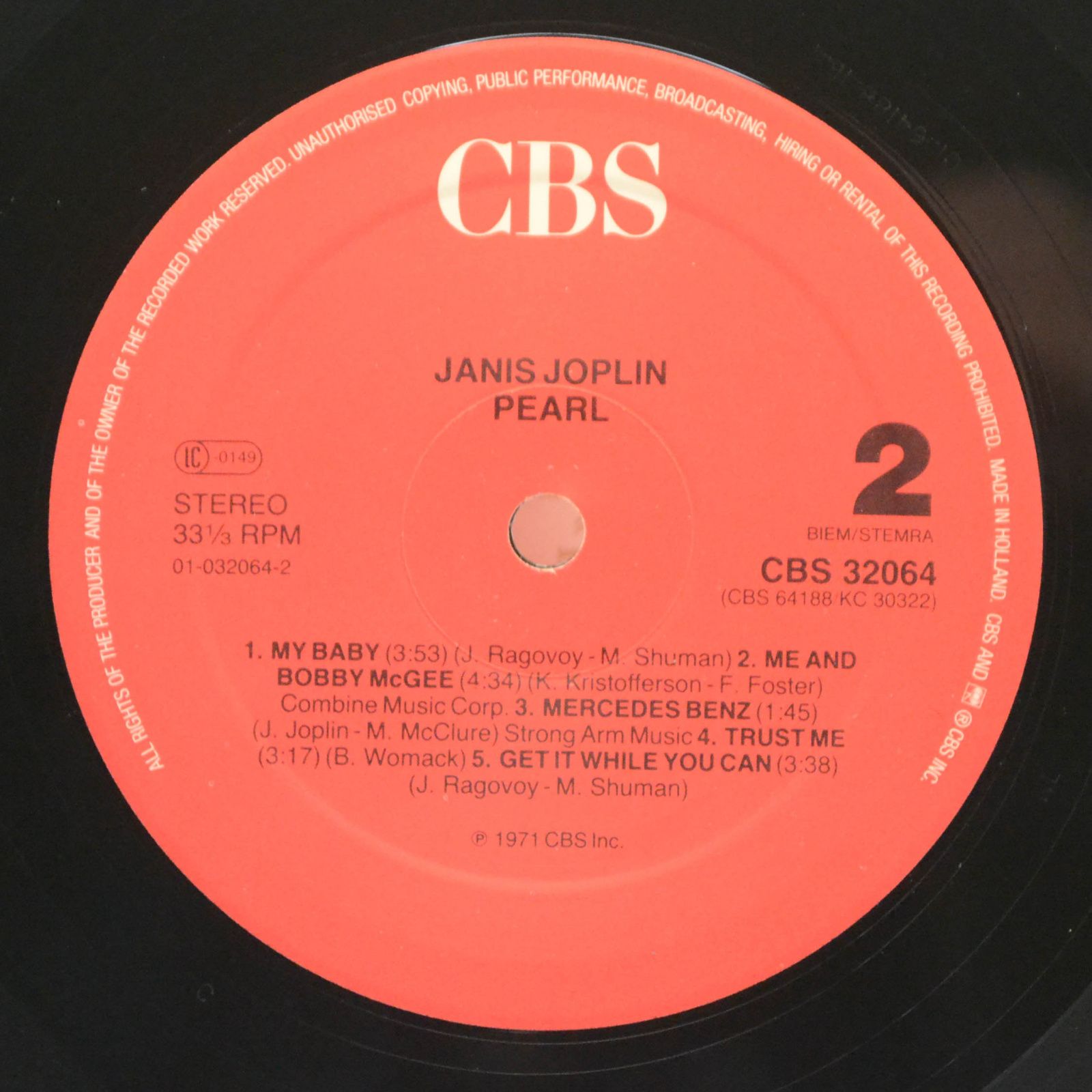 Janis Joplin — Pearl, 1971