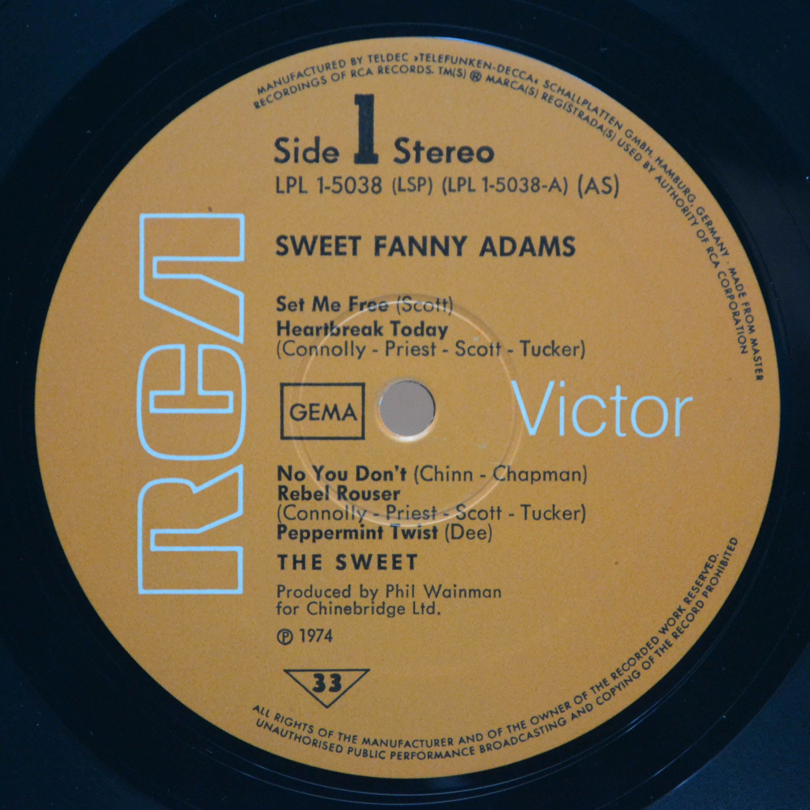Sweet — Sweet Fanny Adams, 1974