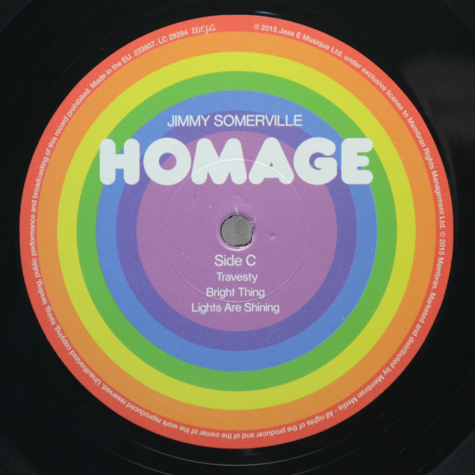 Jimmy Somerville — Homage (2LP), 2015