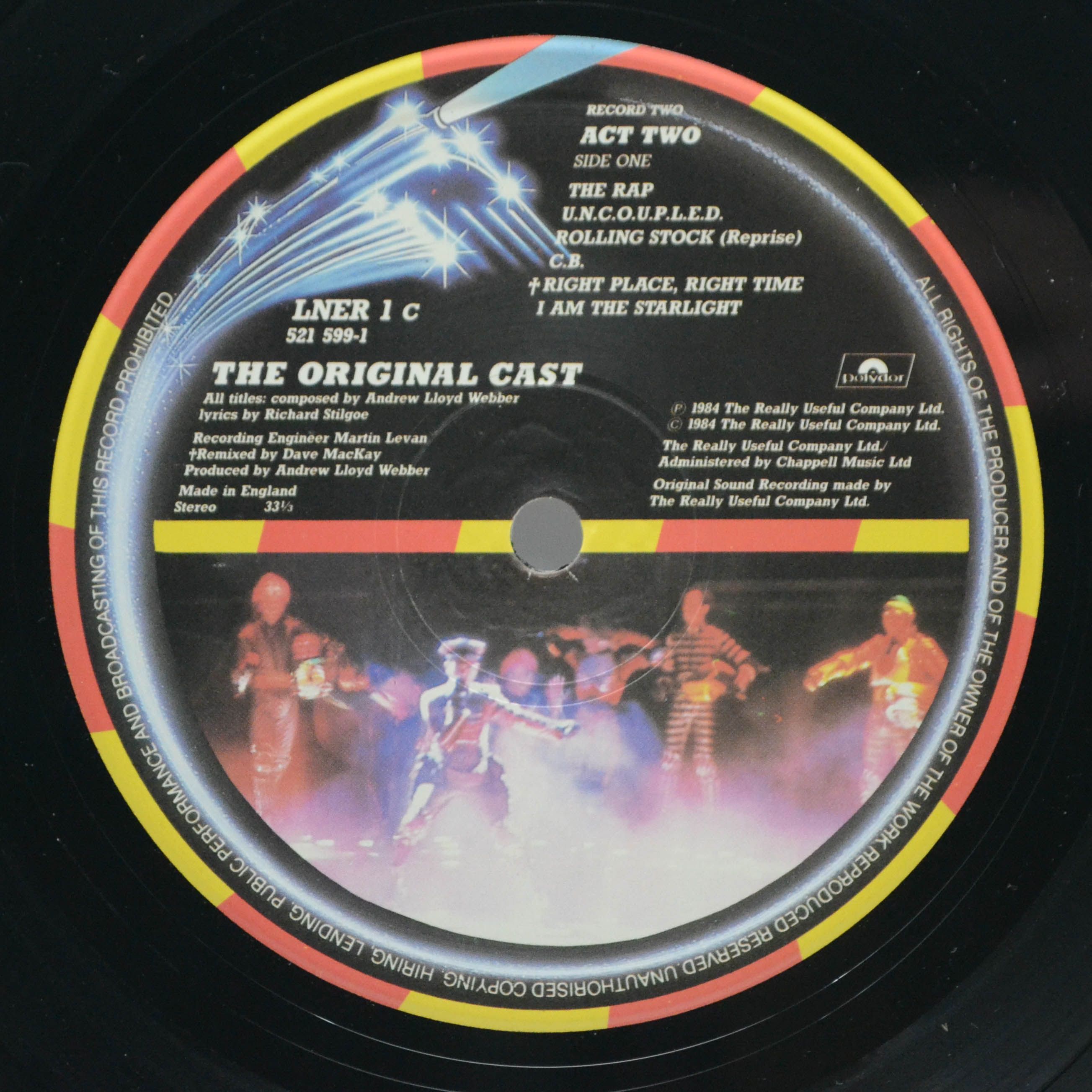 Andrew Lloyd Webber — Starlight Express (2LP, 1-st, UK, booklet), 1984