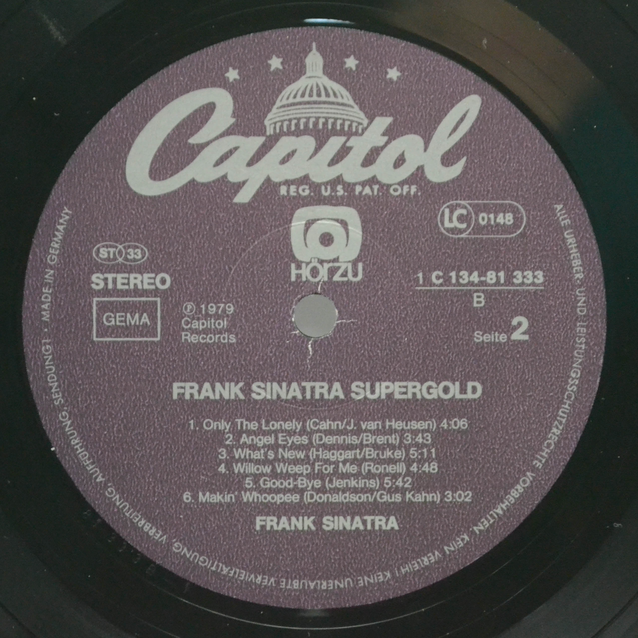 Frank Sinatra — Supergold (2LP), 1979