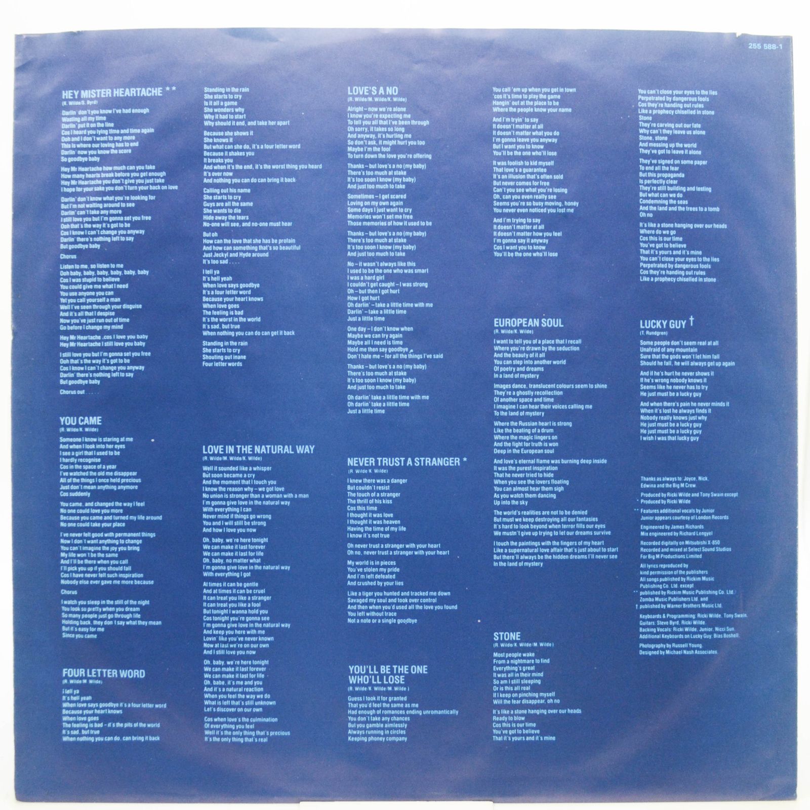 Kim Wilde — Close, 1988