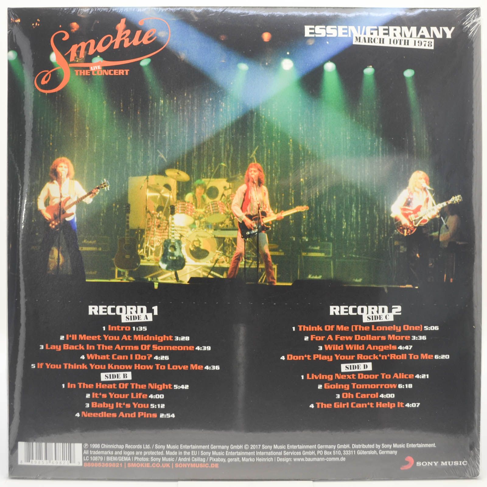 Smokie — The Live Concert (2LP), 1998