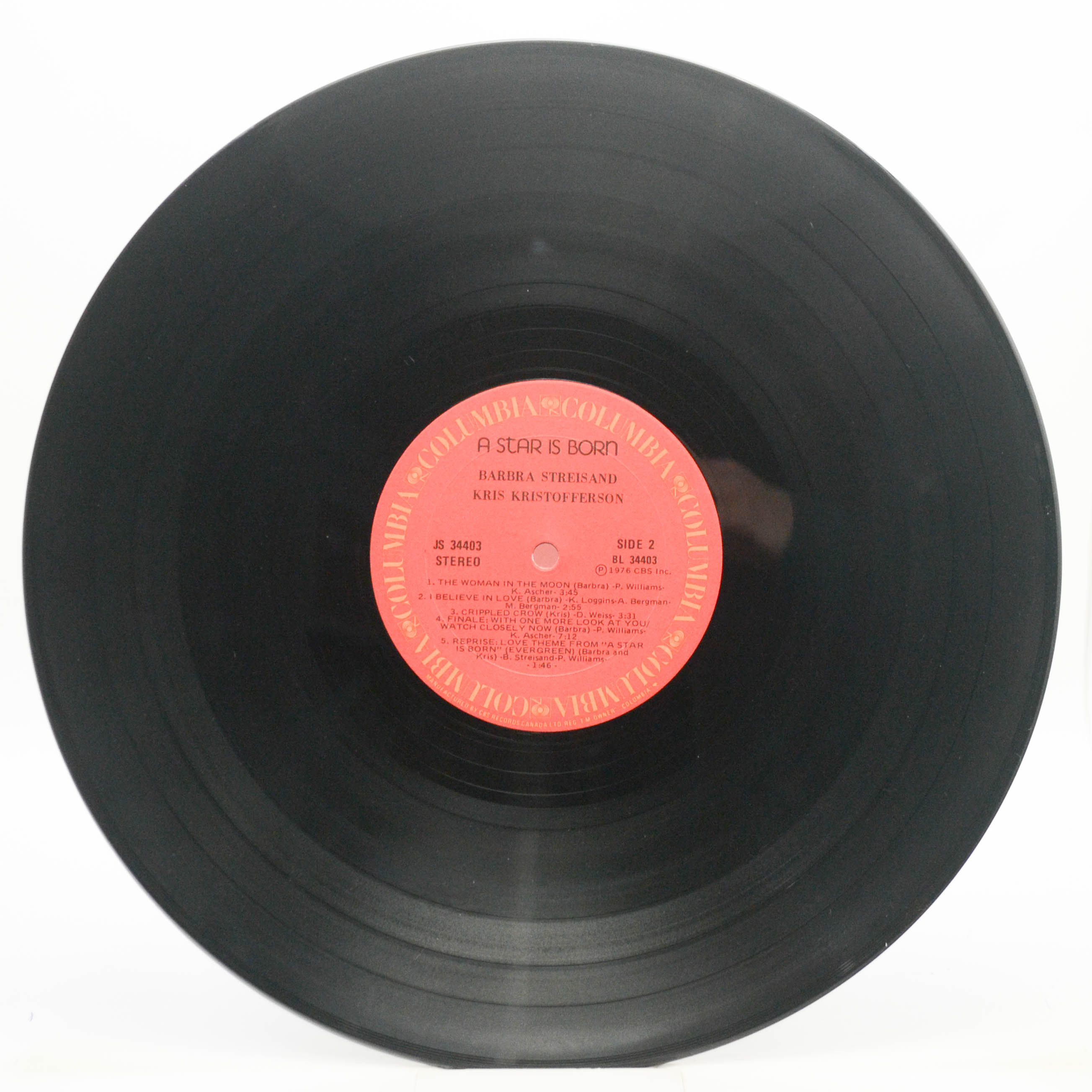 Виниловая пластинка Streisand, Kristofferson — A Star Is Born, 1976