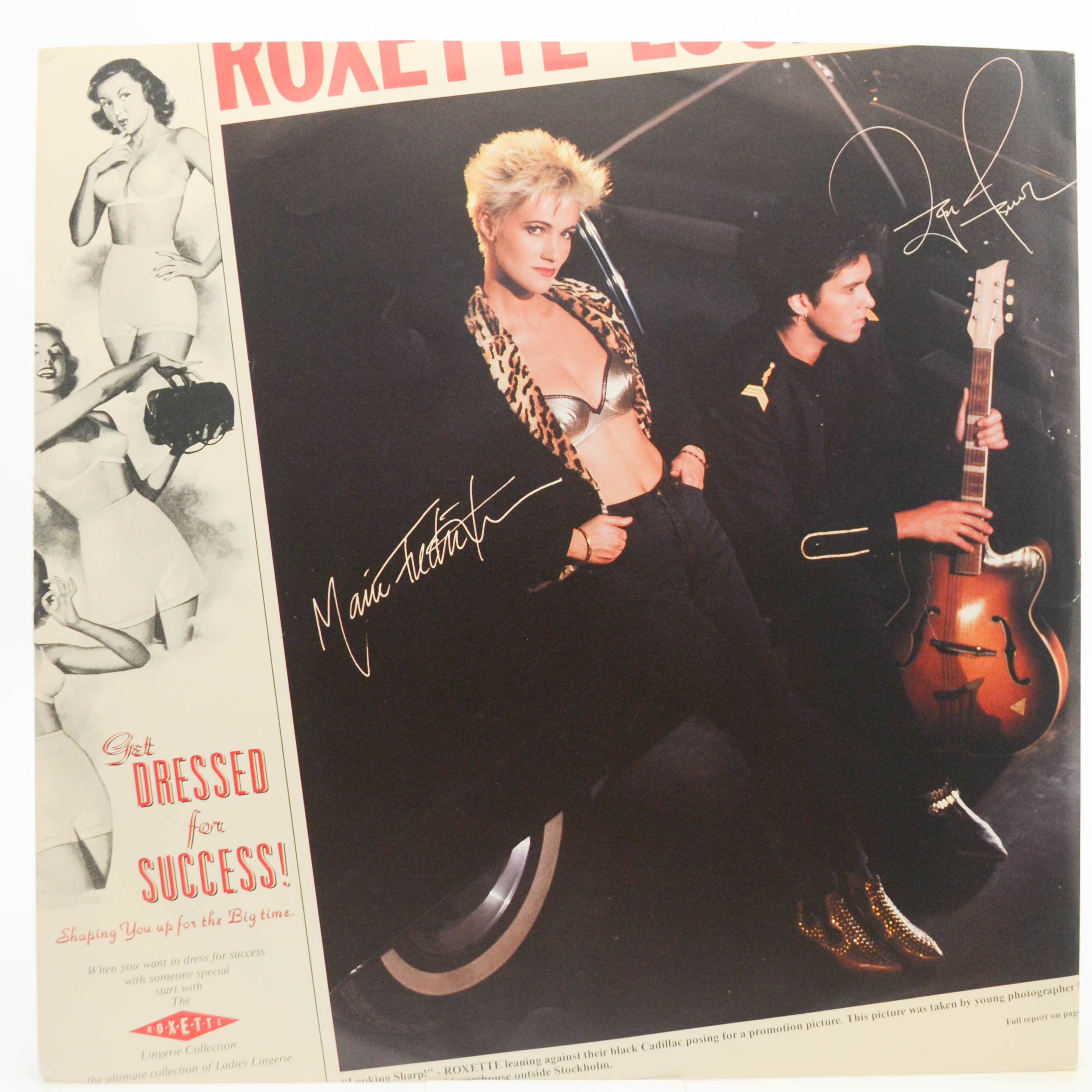 Виниловая пластинка Roxette — Look Sharp! (1-st, Sweden), 1988