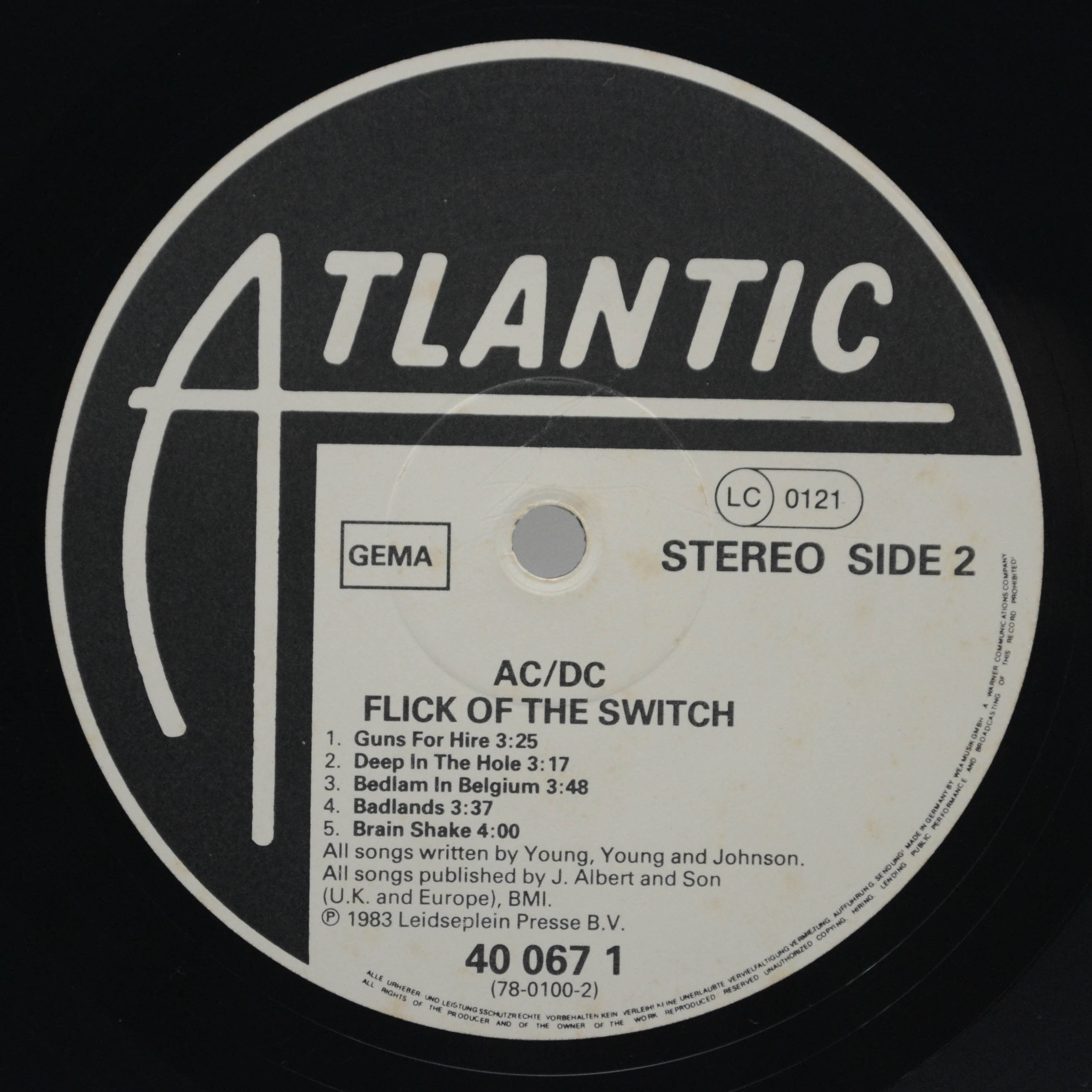 AC/DC — Flick Of The Switch, 1983