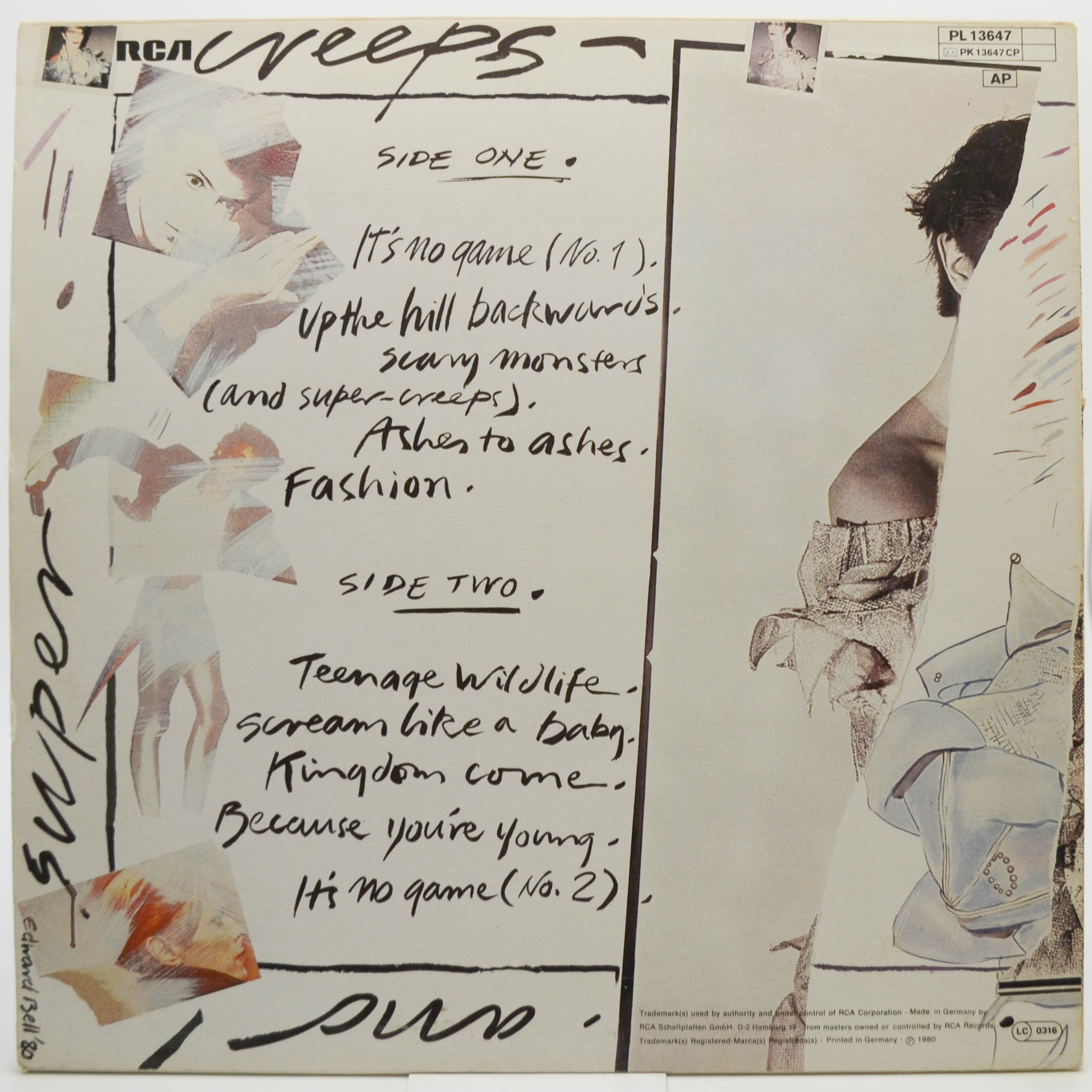 Виниловая пластинка David Bowie — Scary Monsters, 1980