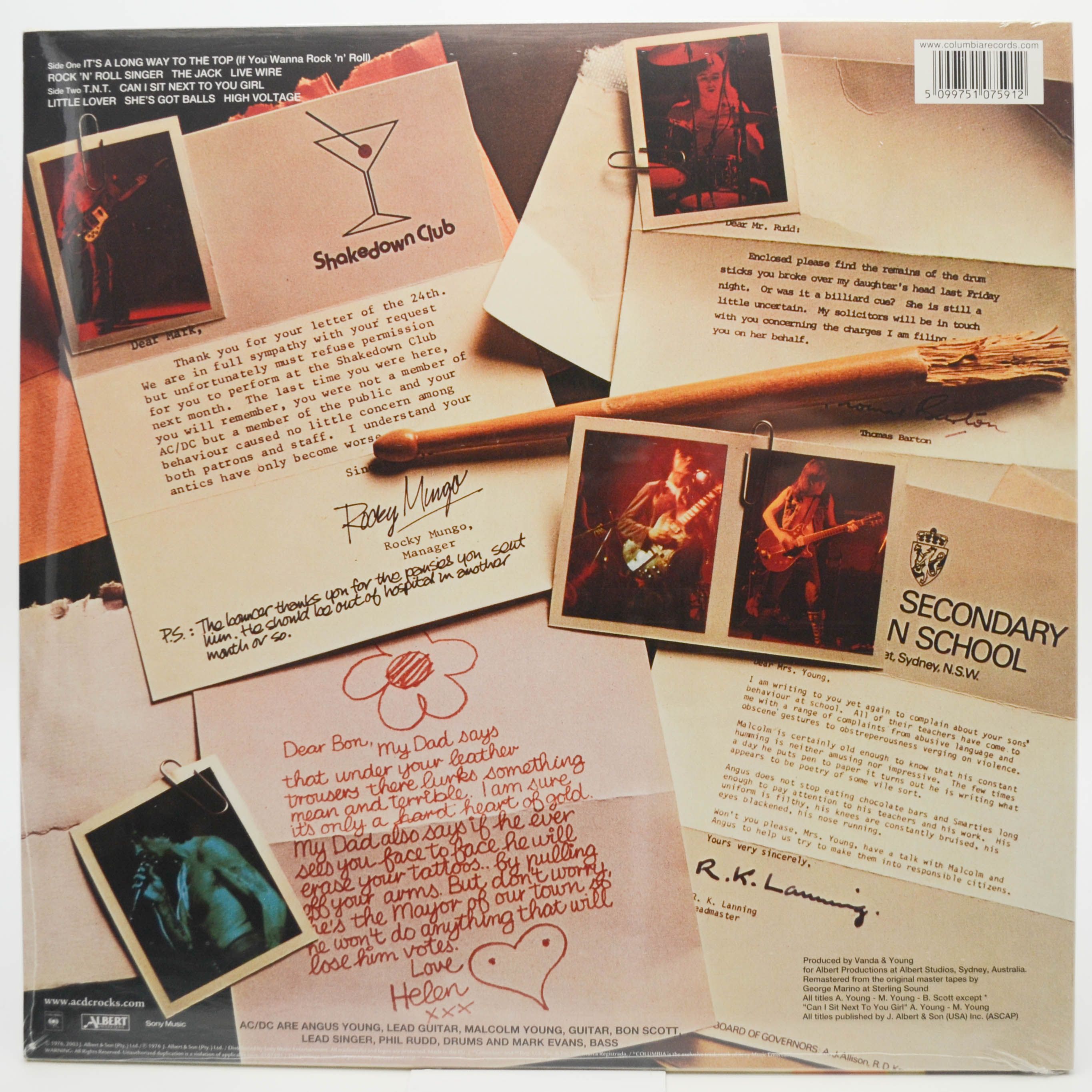 AC/DC — High Voltage, 1976