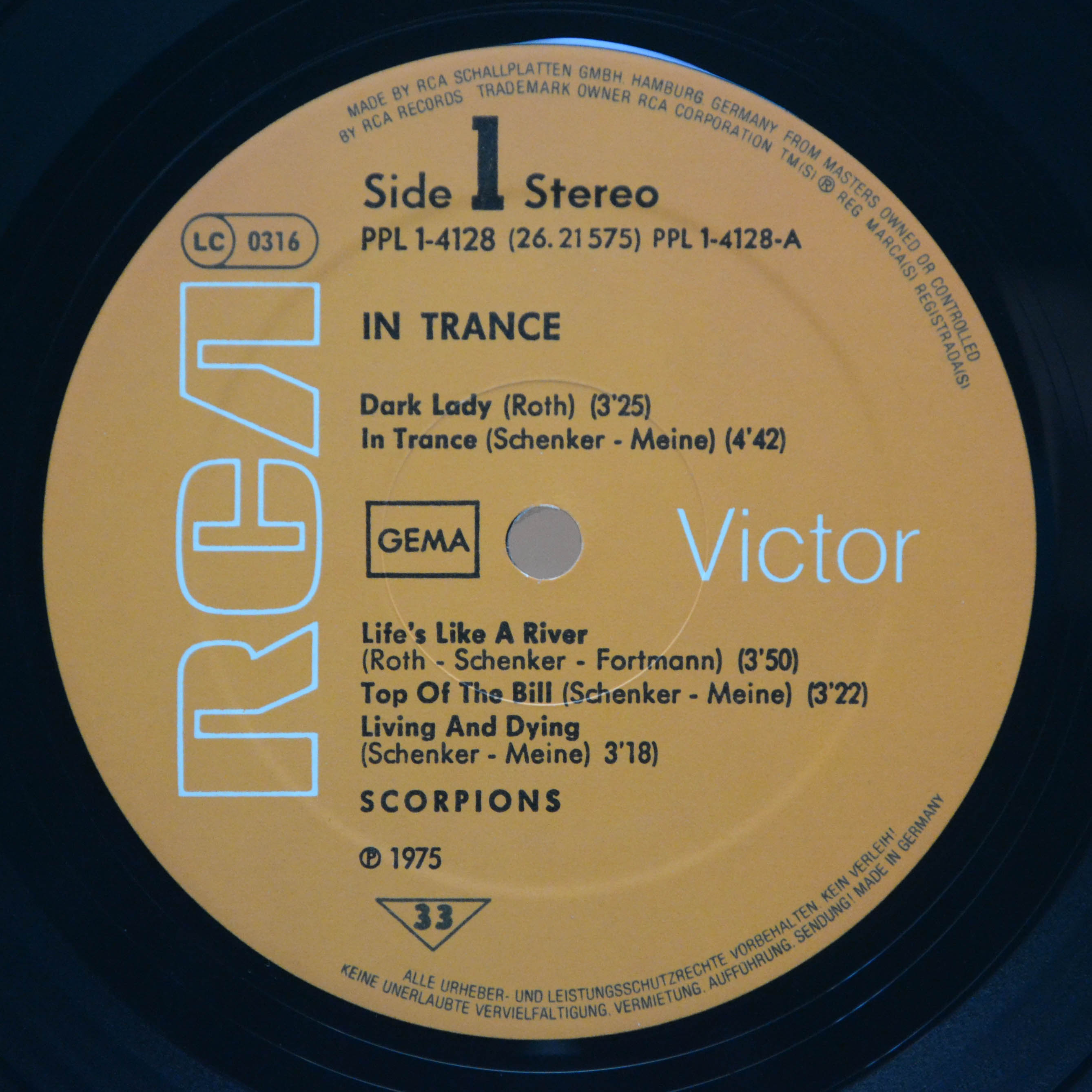 Scorpions — In Trance, 1975