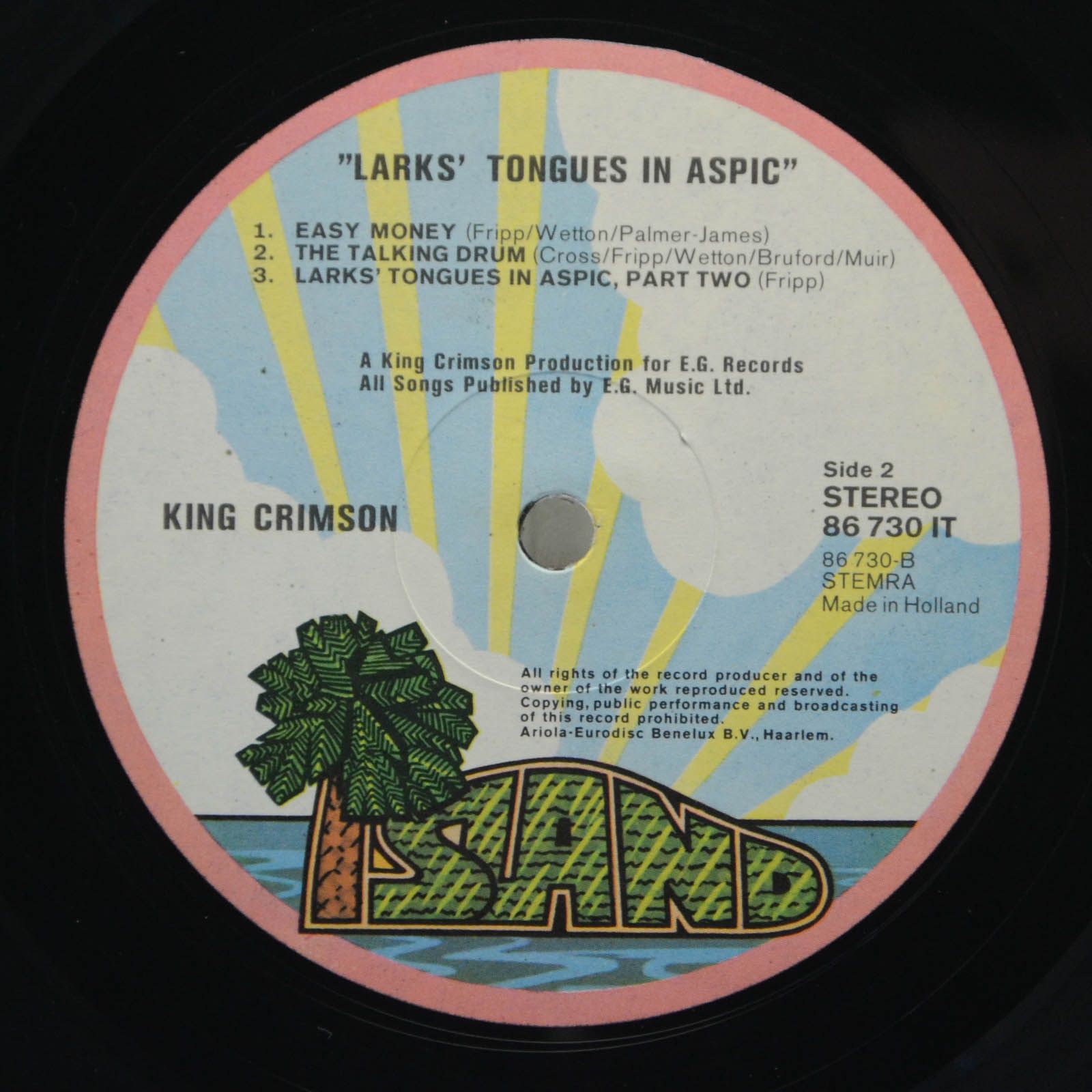 King Crimson — Larks' Tongues In Aspic, 1973