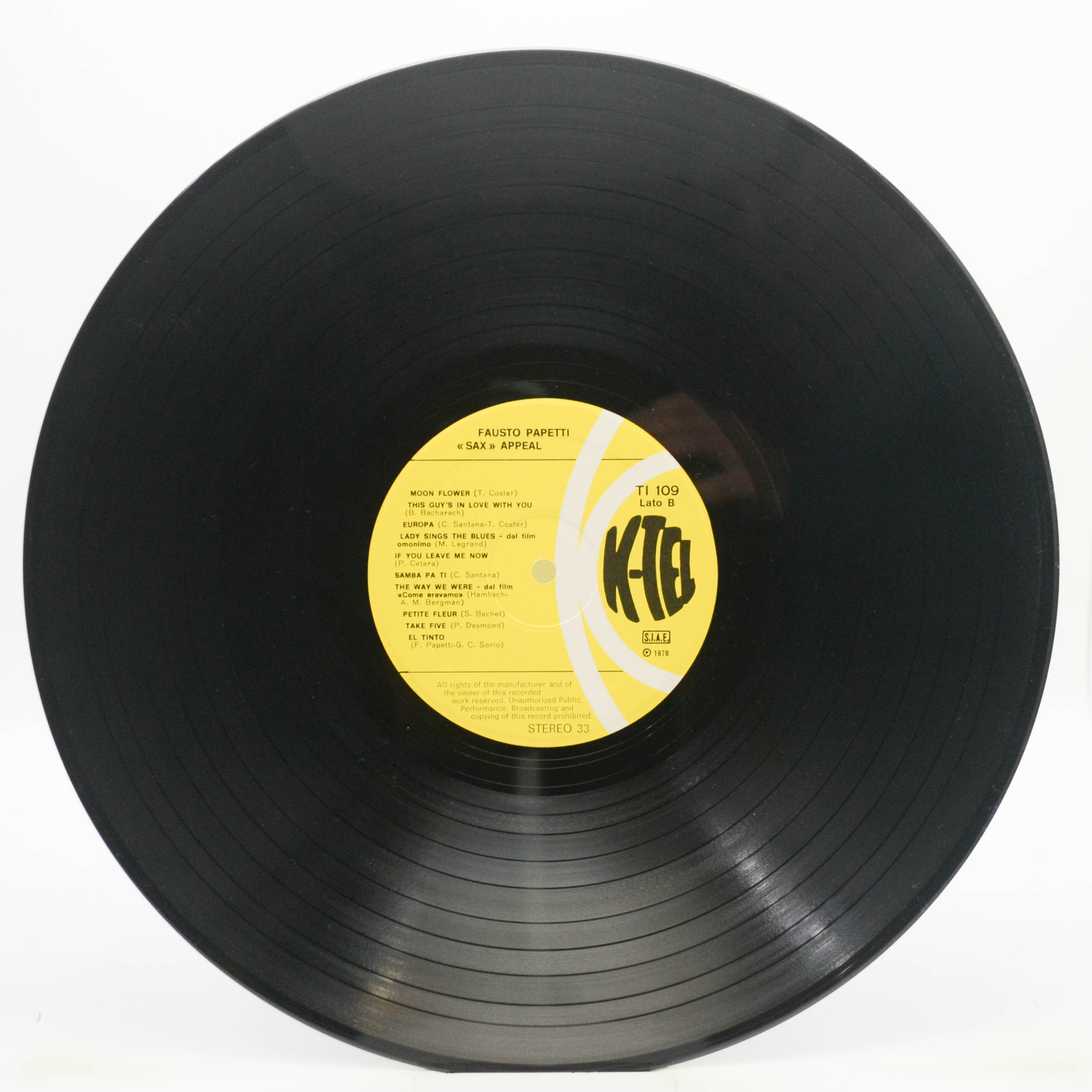 Fausto Papetti — "Sax" Appeal (1-st, Italy), 1978