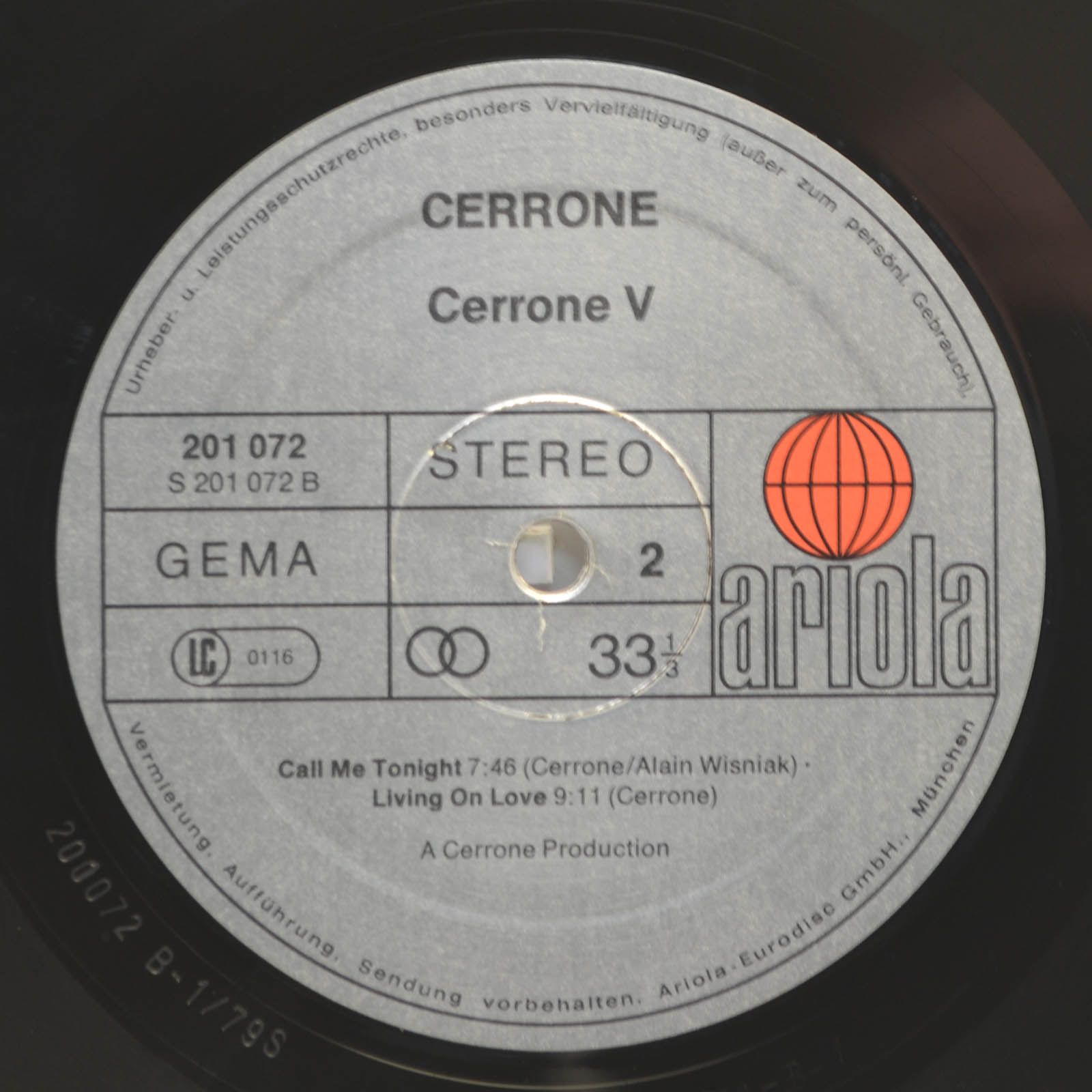 Cerrone — Cerrone V - Angelina, 1979