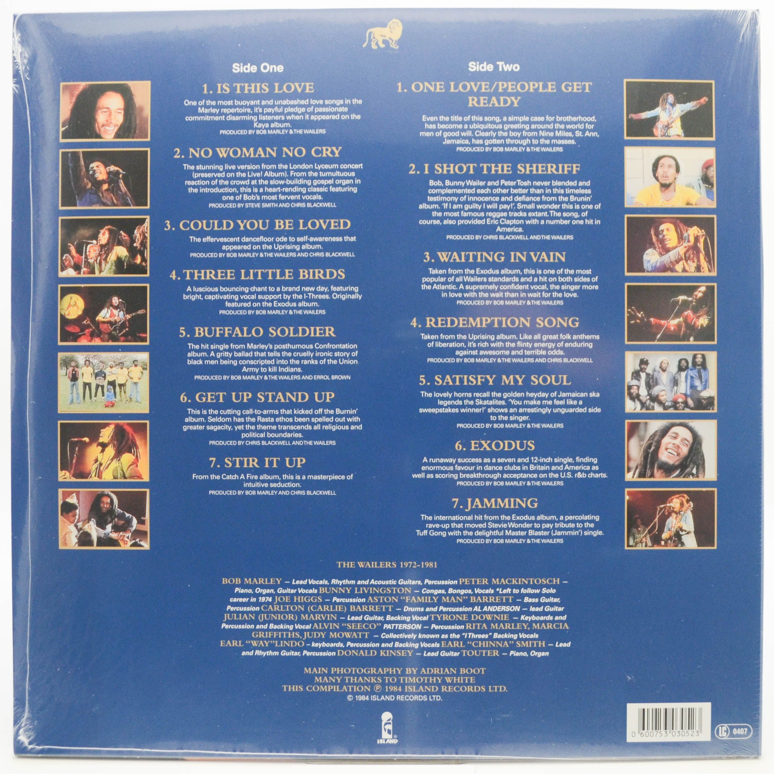 Bob Marley & The Wailers — Legend - The Best Of Bob Marley And The Wailers, 1984