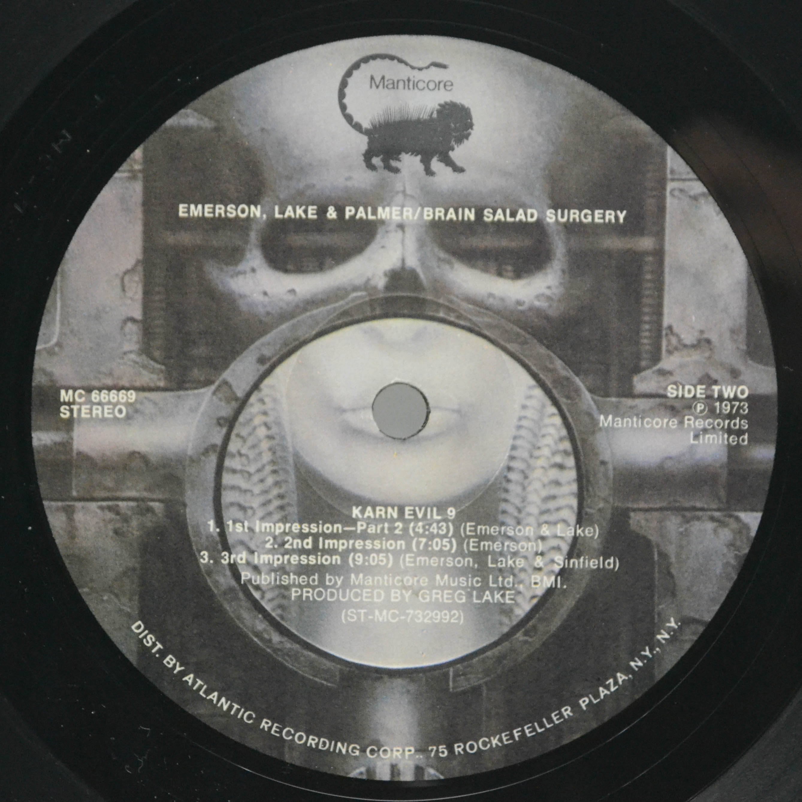 Emerson, Lake & Palmer — Brain Salad Surgery (USA), 1973