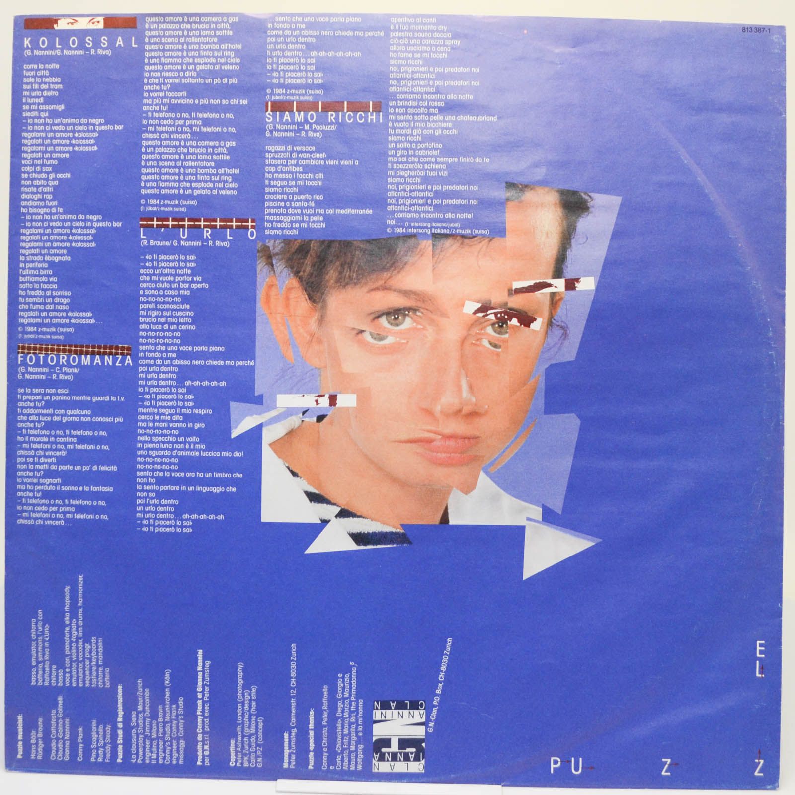 Gianna Nannini — Puzzle, 1984