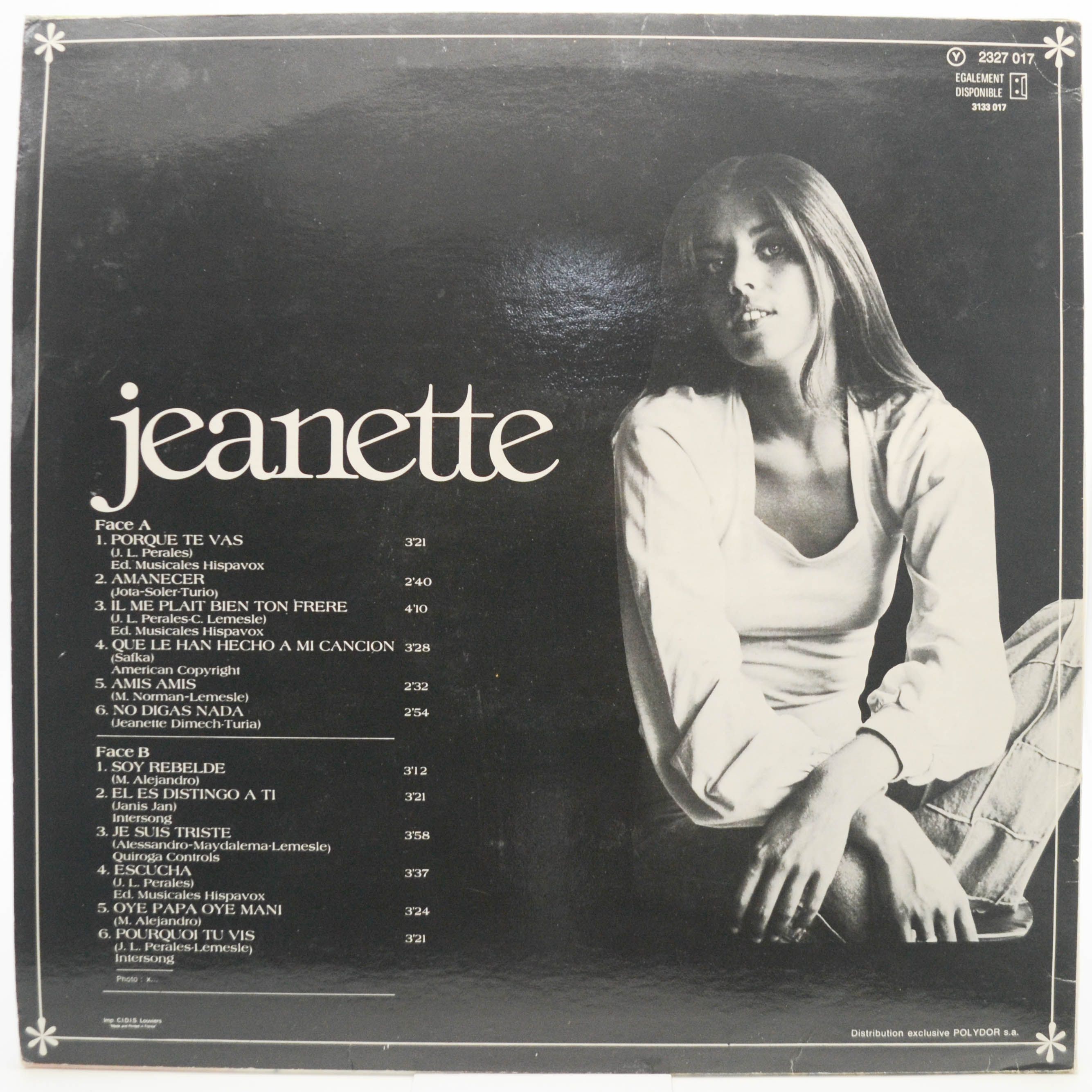 Jeanette — Porque Te Vas, 1976