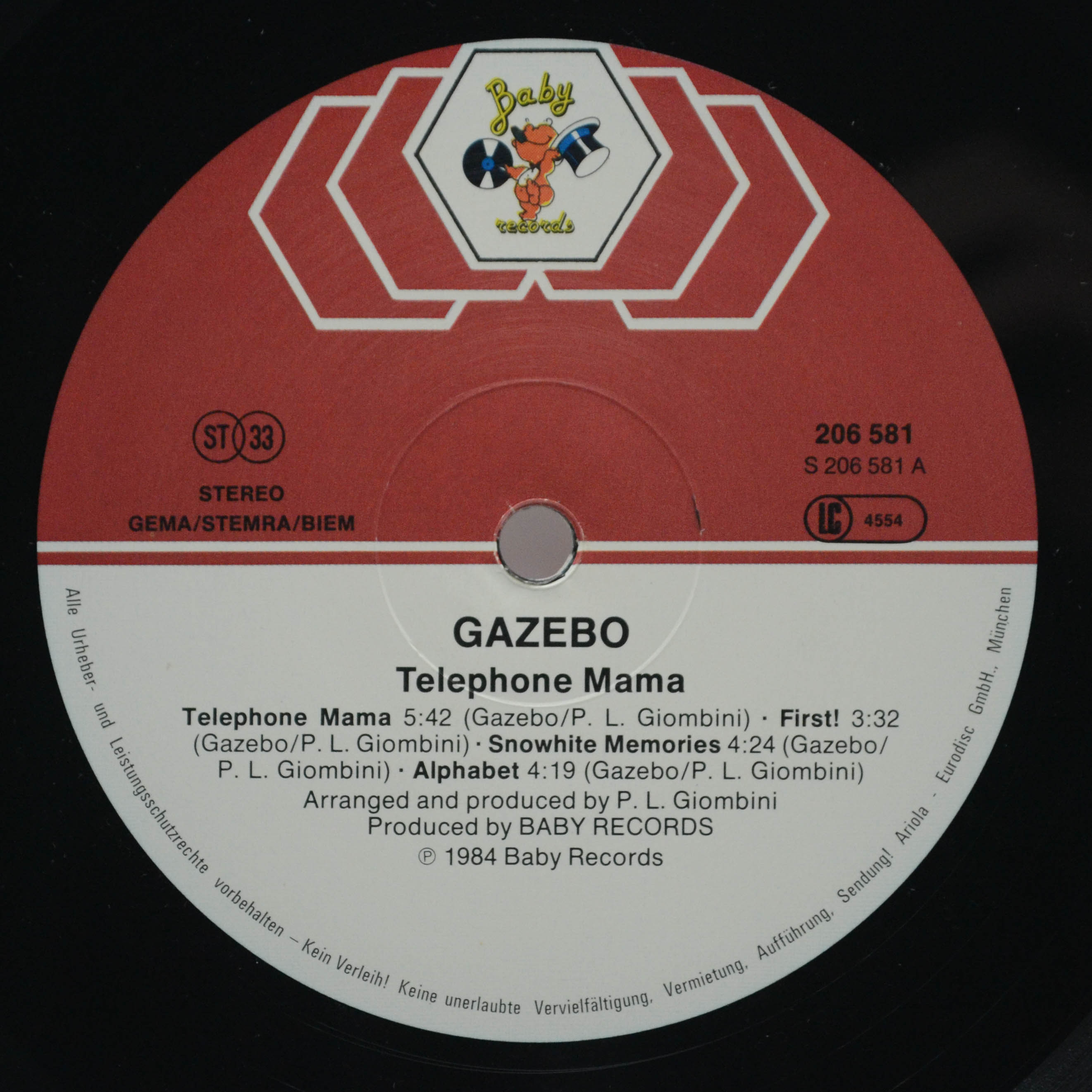 Gazebo — Telephone Mama, 1984