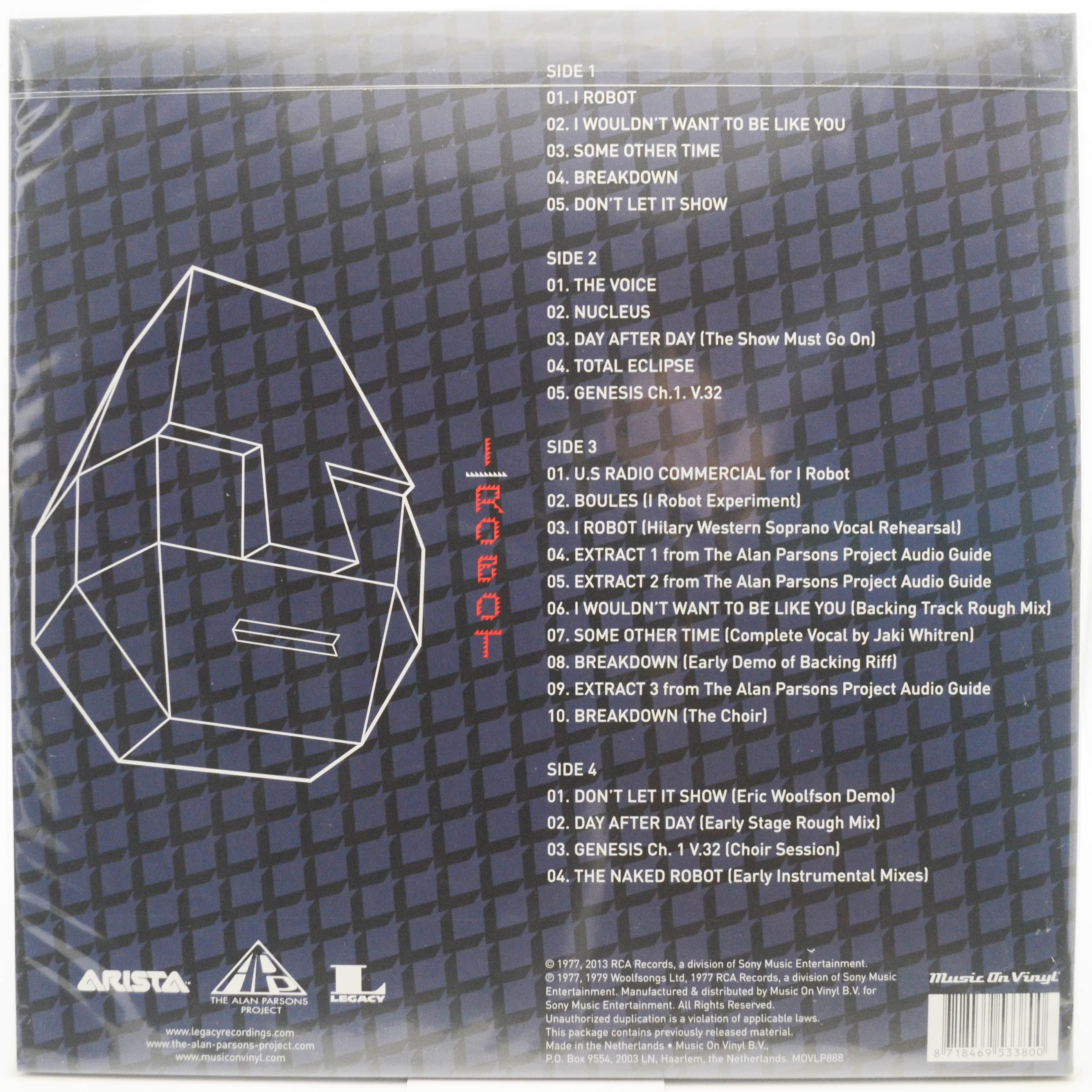 Alan Parsons Project — I Robot (2LP), 1977