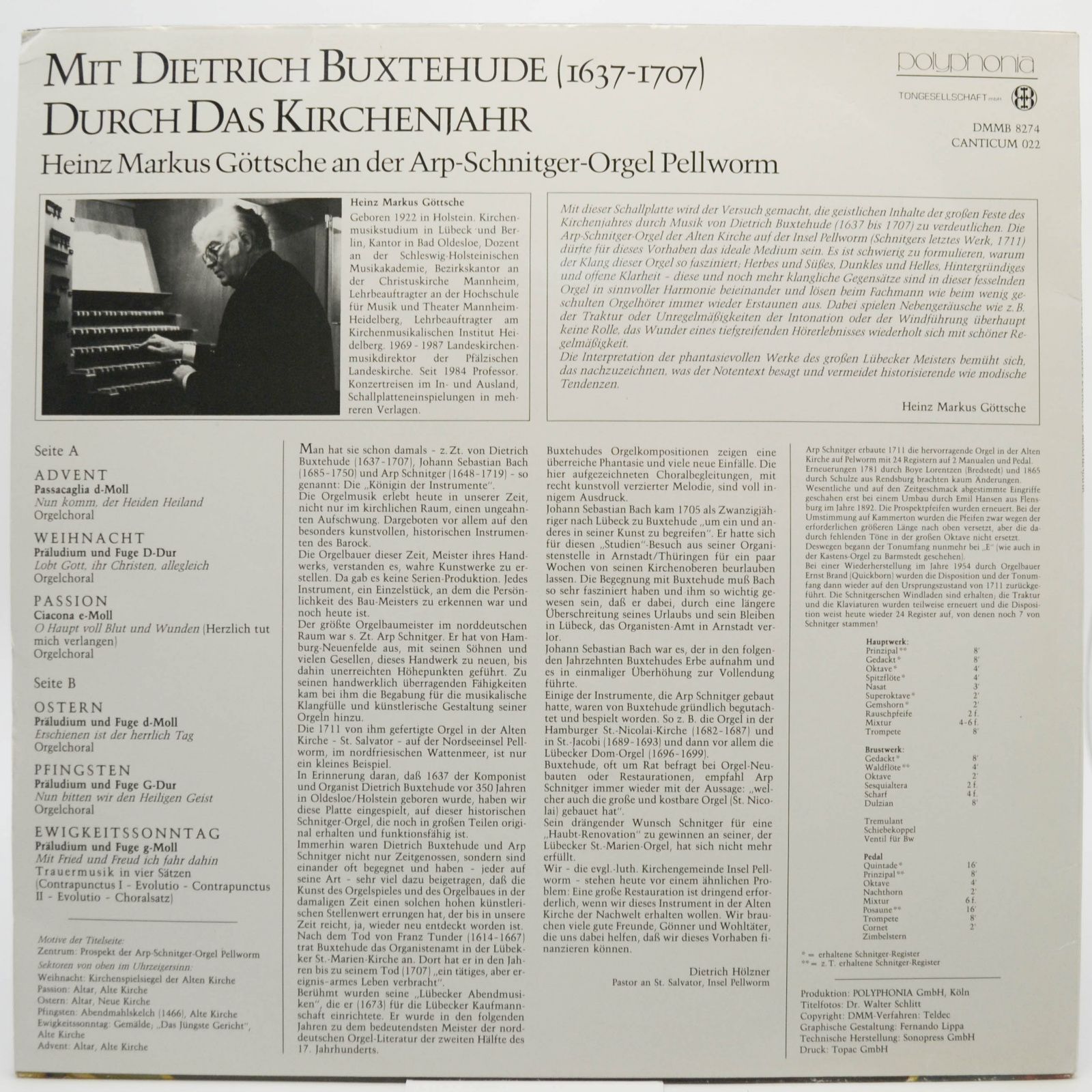 Mit Dietrich Buxtehude — Durch Das Kirchenjahr, 1973