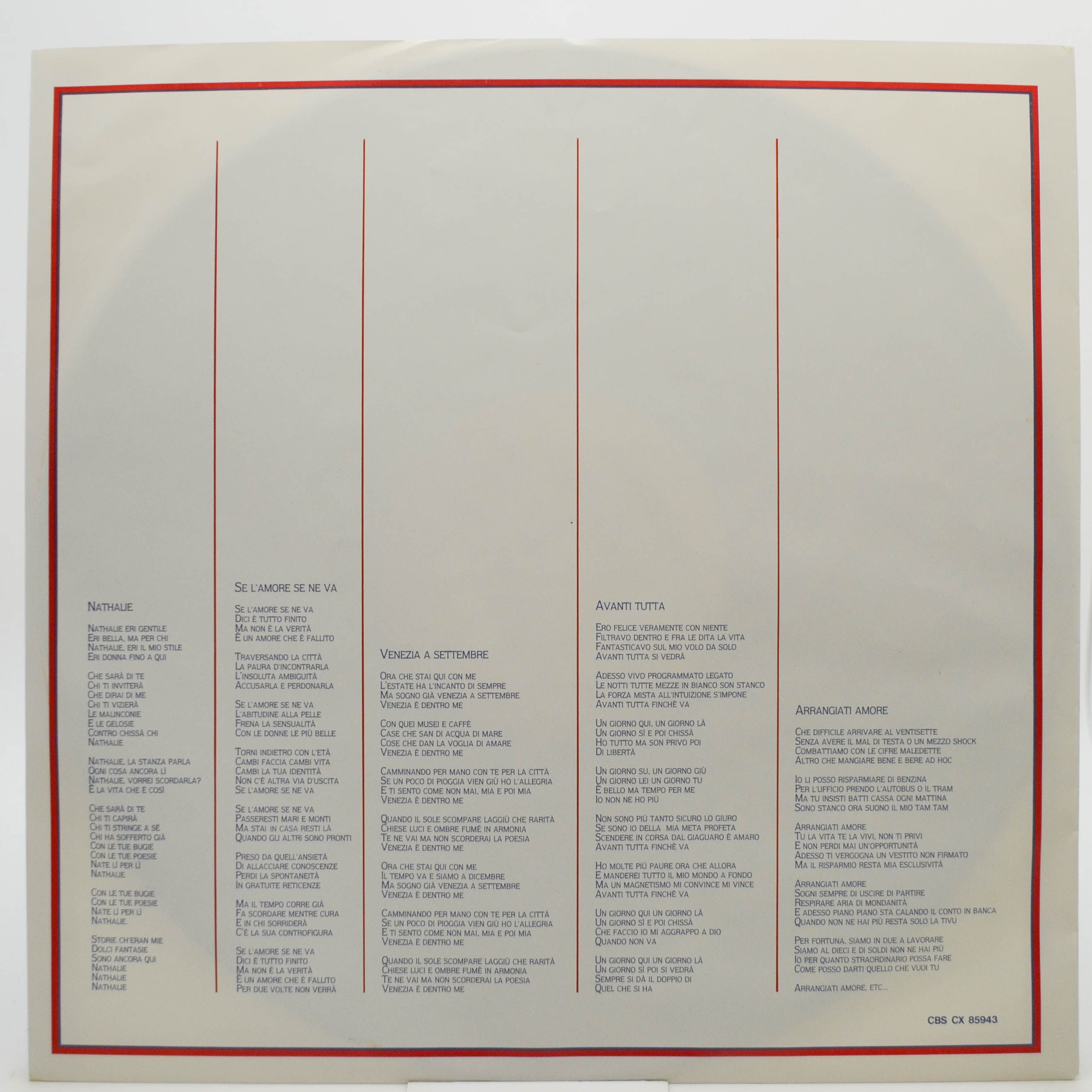 Julio Iglesias — Momenti, 1982