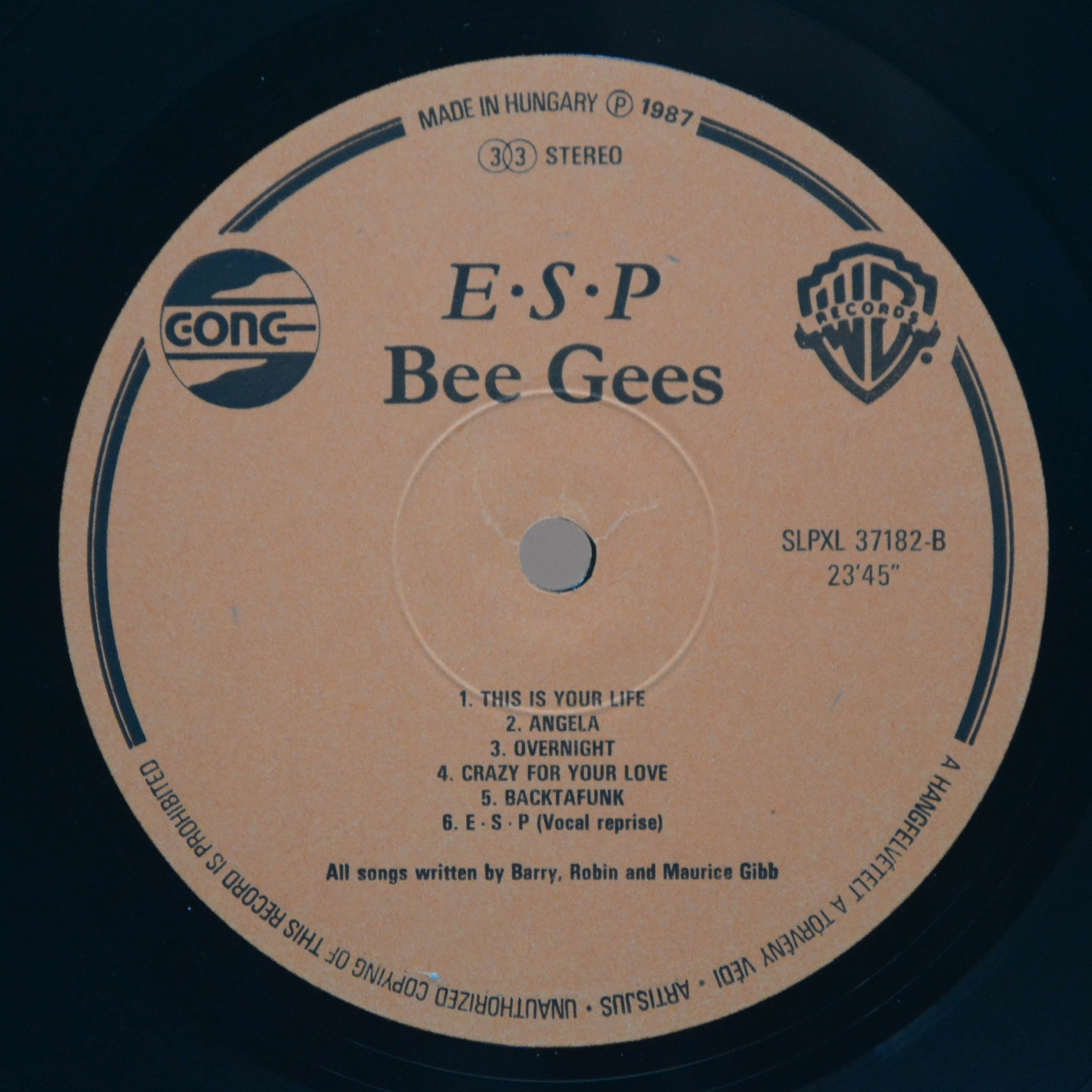 Bee Gees — E·S·P, 1987