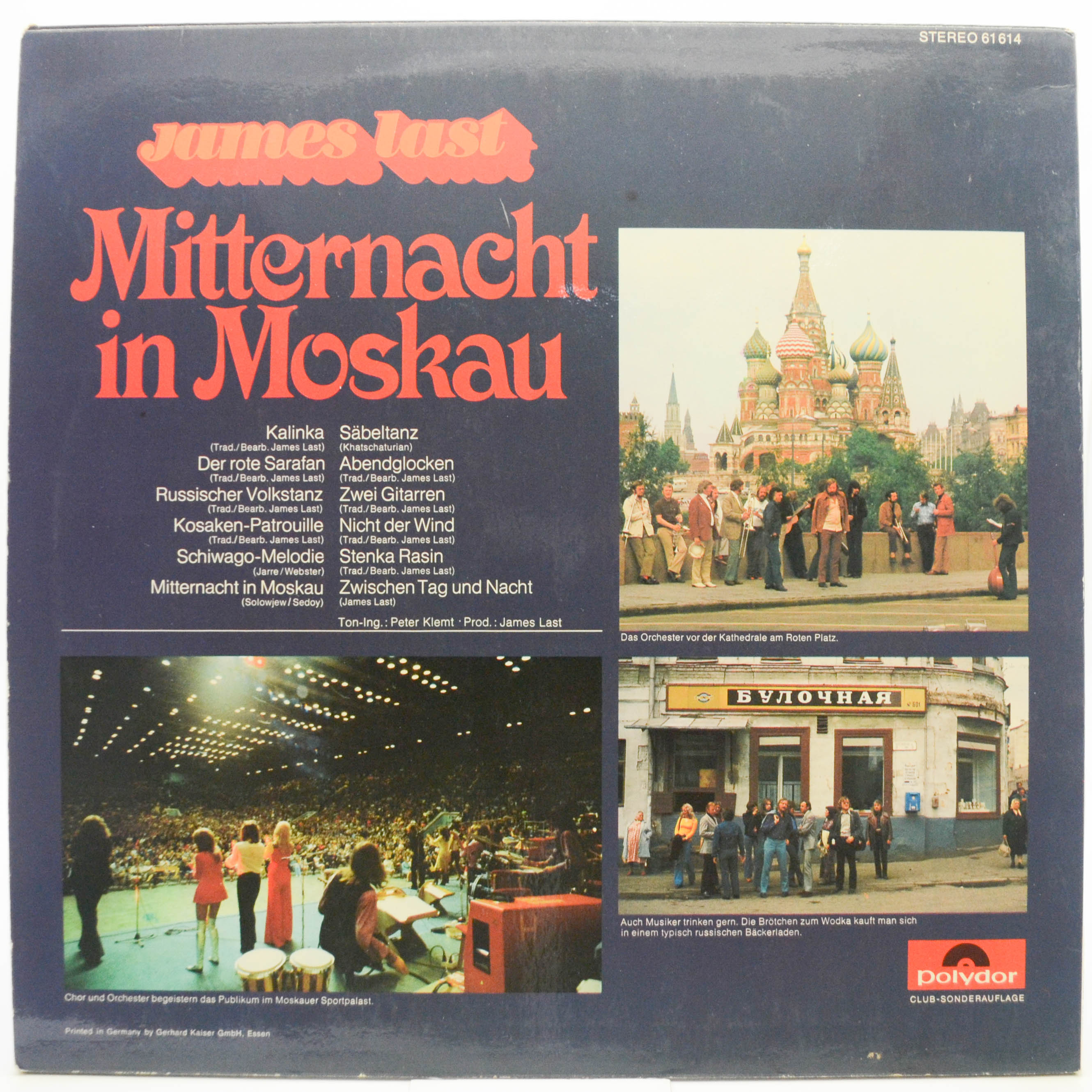 James Last — Mitternacht In Moskau, 1972