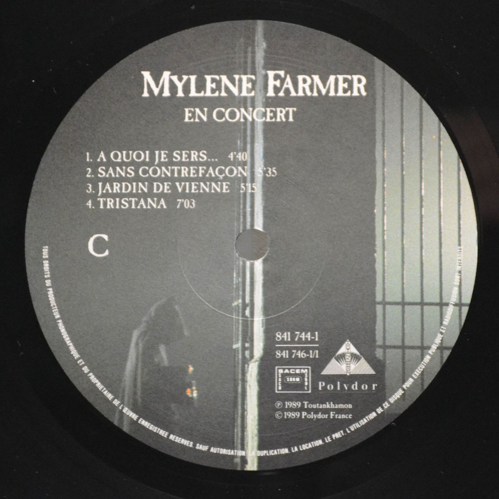 Mylene Farmer — En Concert (2LP, 1-st, France, booklet), 1989