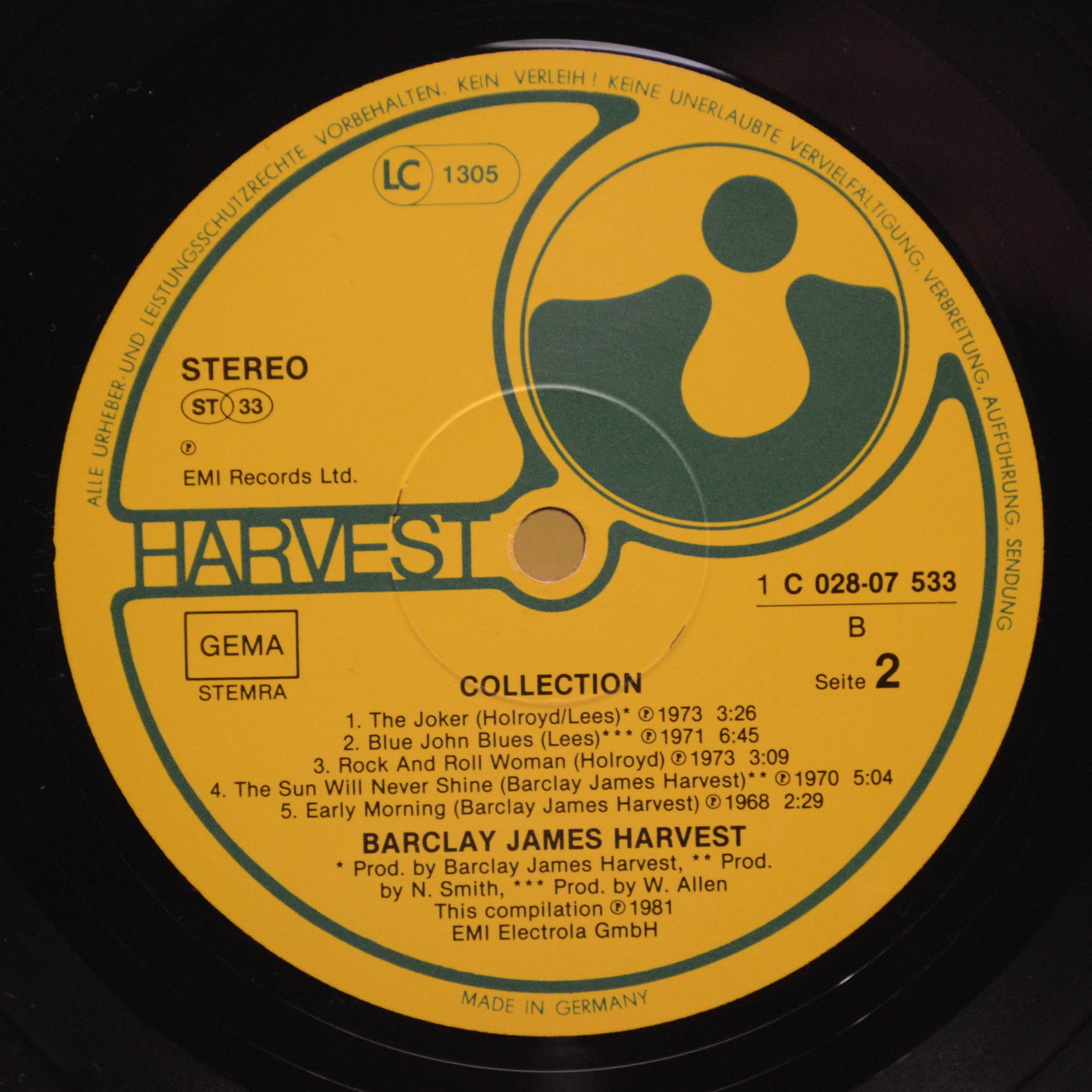 Barclay James Harvest — Collection, 1981