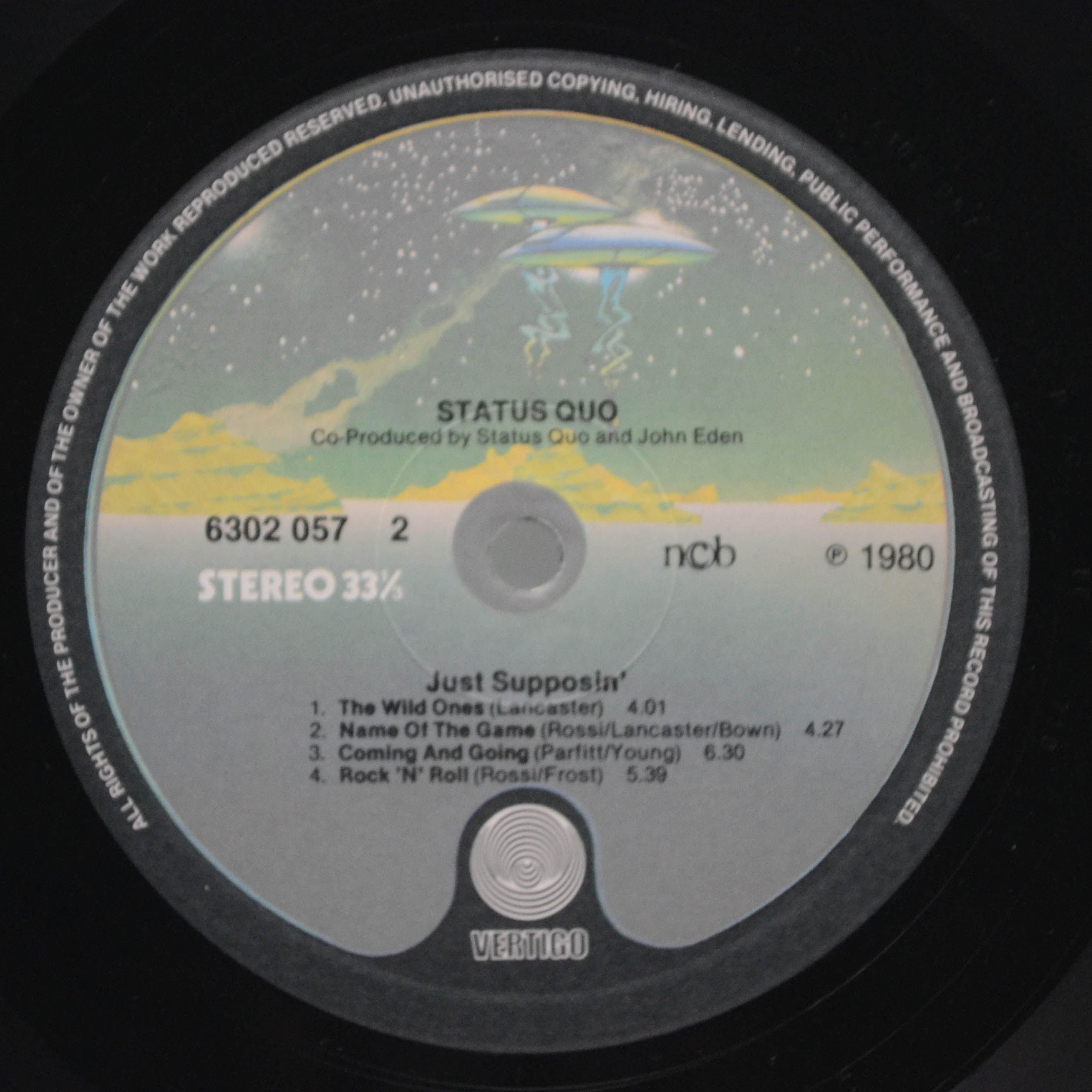 Status Quo — Just Supposin', 1980