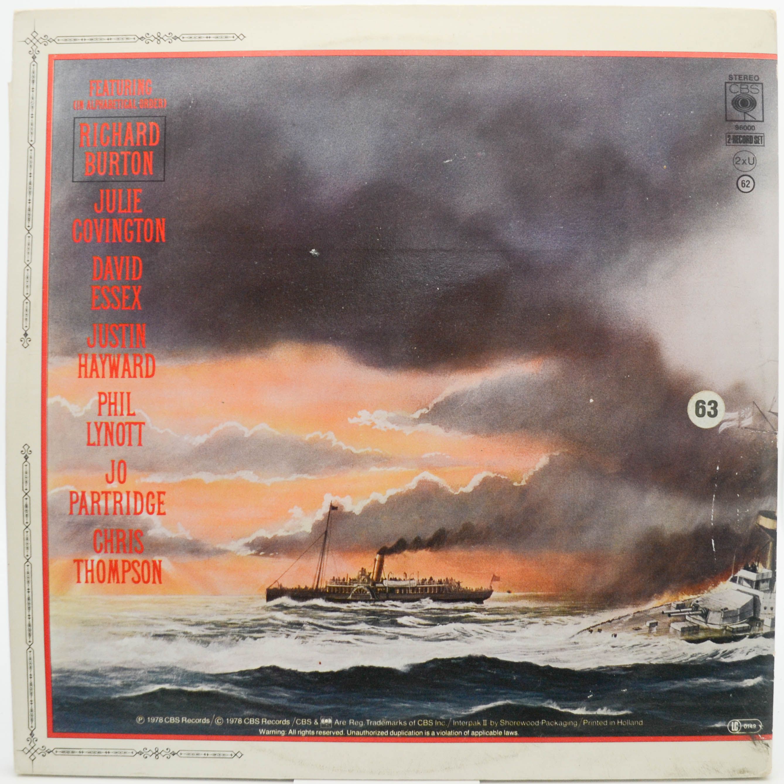 Jeff Wayne — Jeff Wayne's Musical Version Of The War Of The Worlds (2LP, booklet), 1978