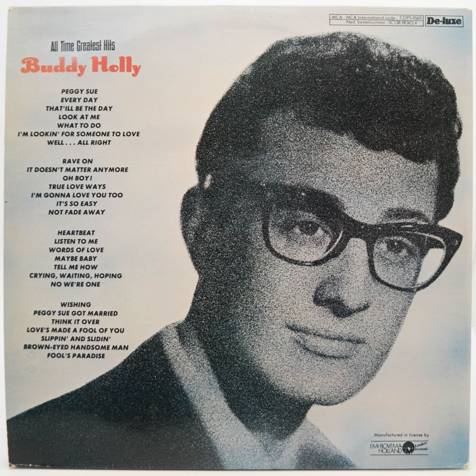 Buddy Holly — All Time Greatest Hits (2LP), 1976