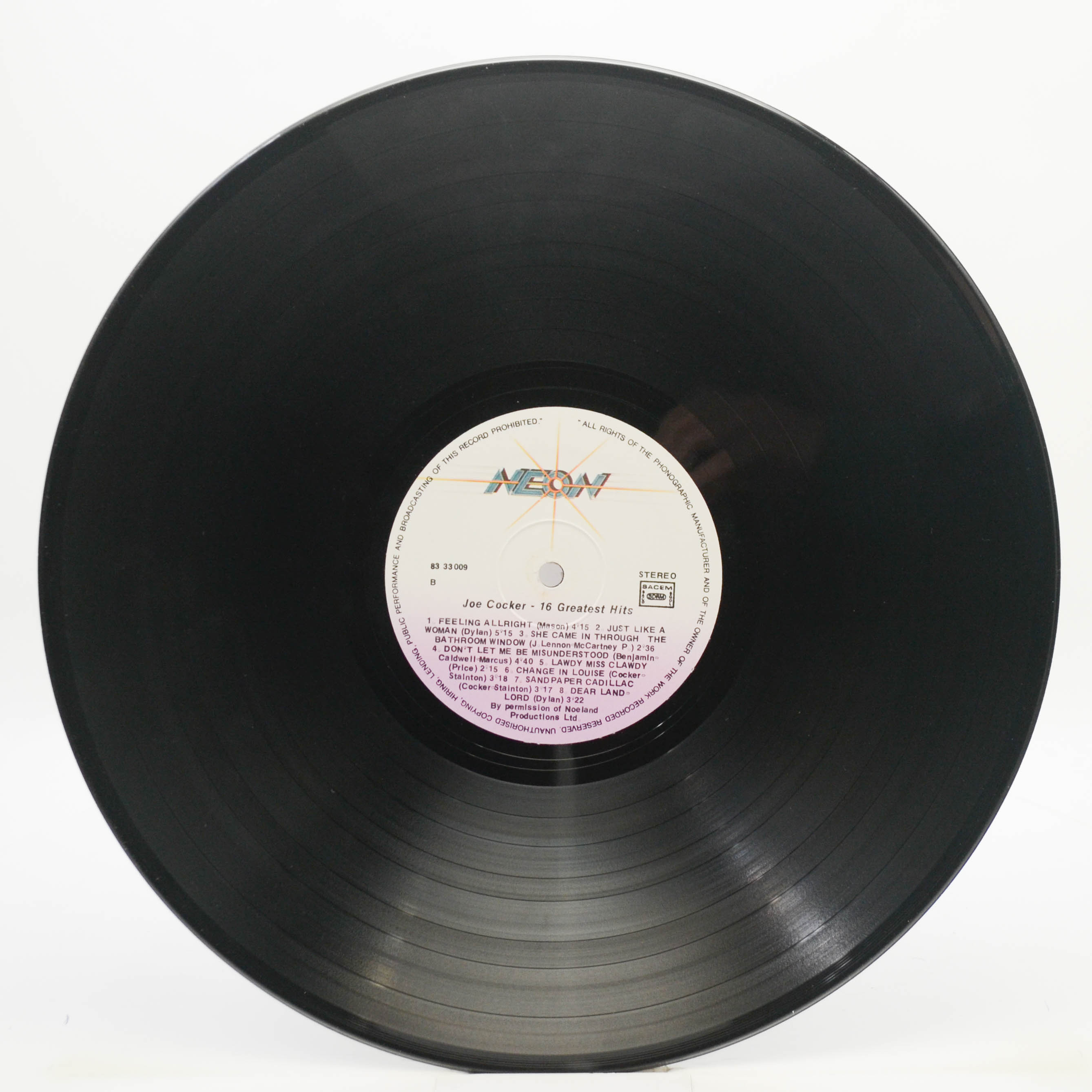 Joe Cocker — 16 Greatest Hits, 1988