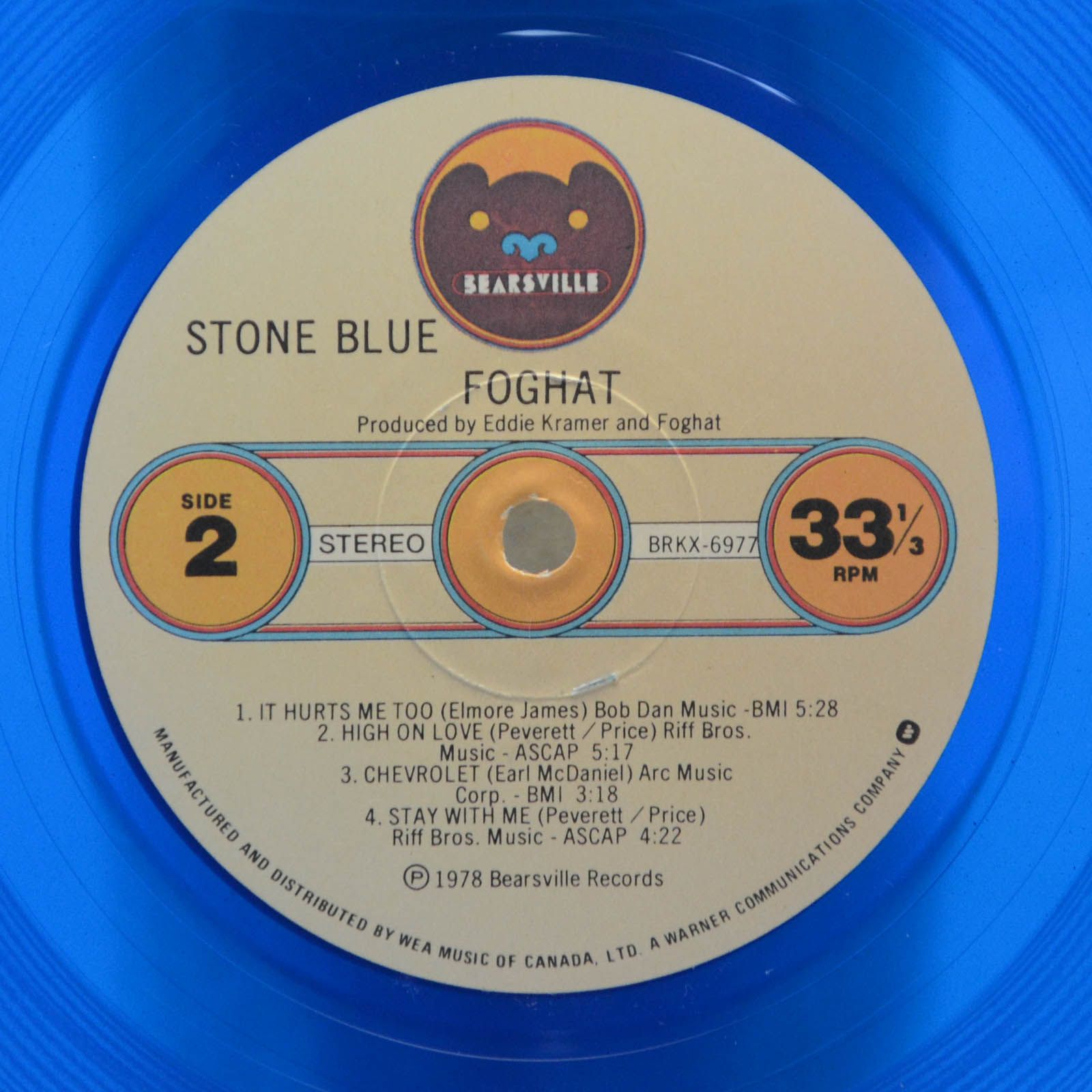 Foghat — Stone Blue, 1978