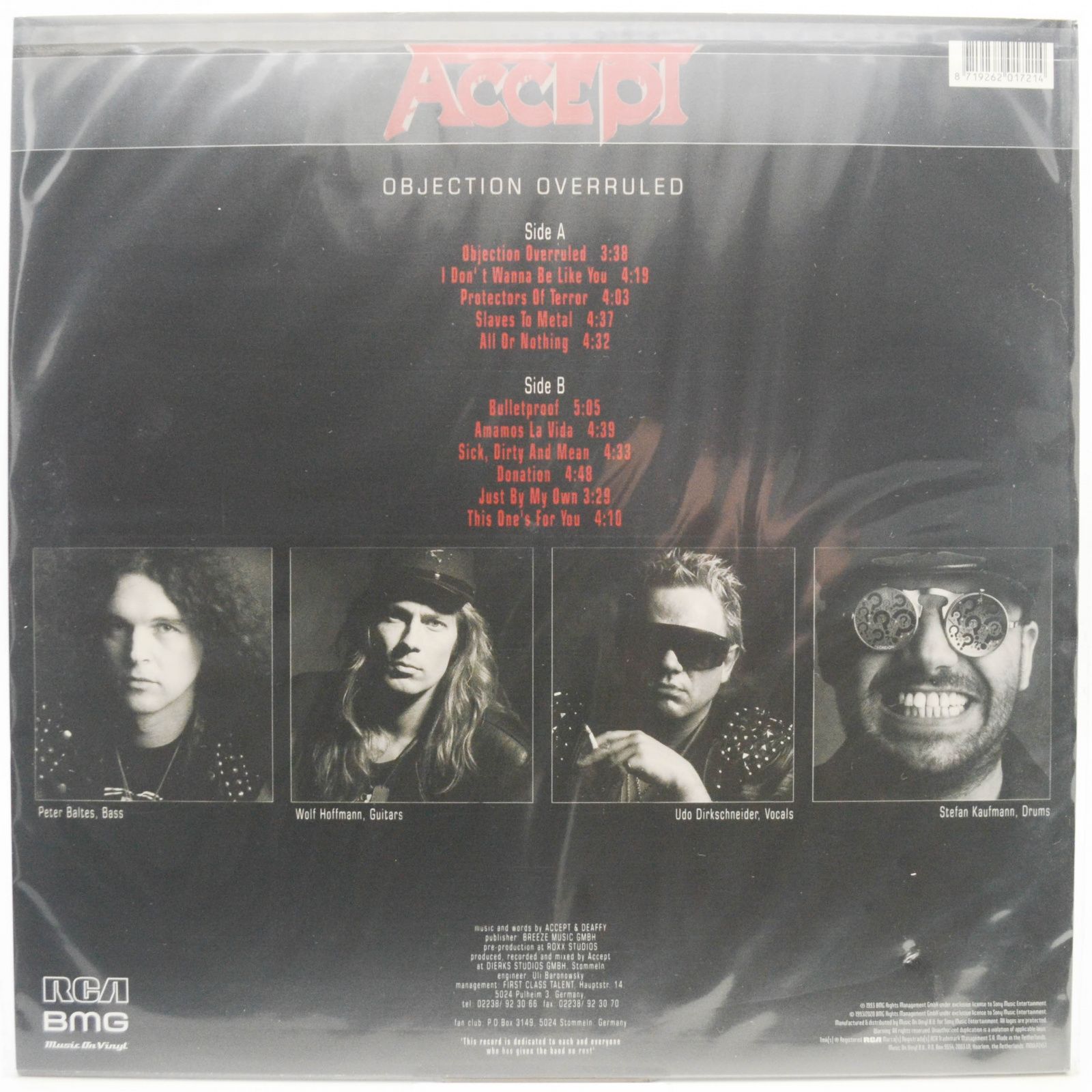 Accept — Objection Overruled, 1993
