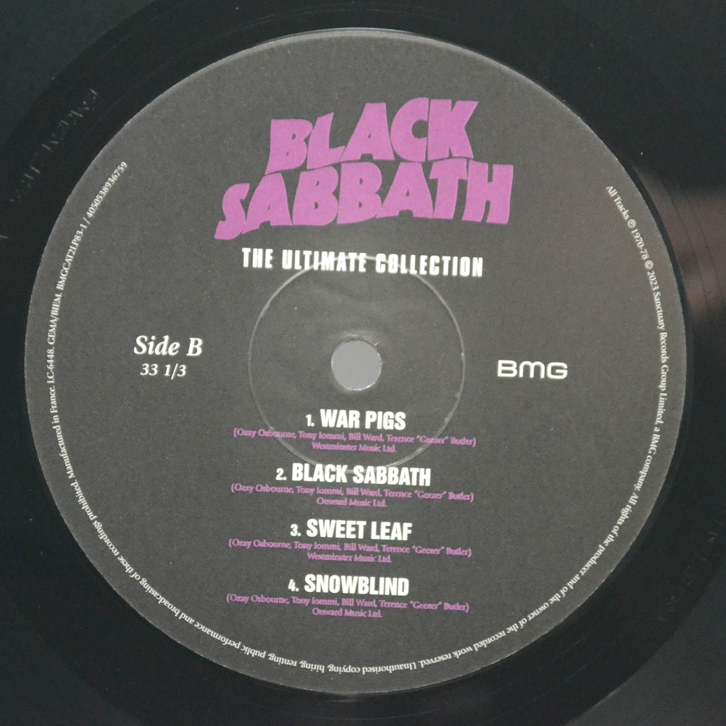 Black Sabbath — The Ultimate Collection (2LP), 2016