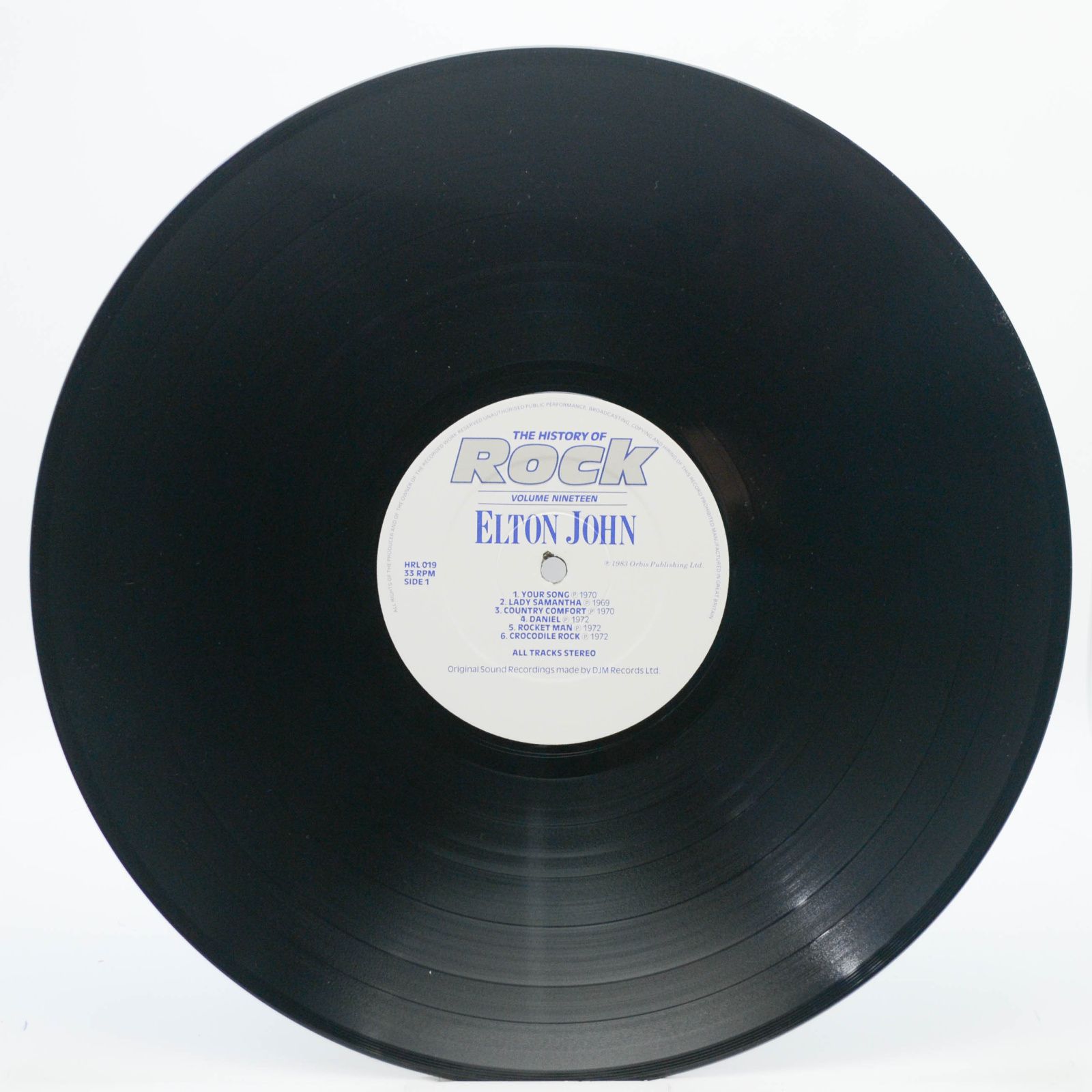 Elton John / Chicago — The History Of Rock (Volume Nineteen) (2LP, UK), 1983